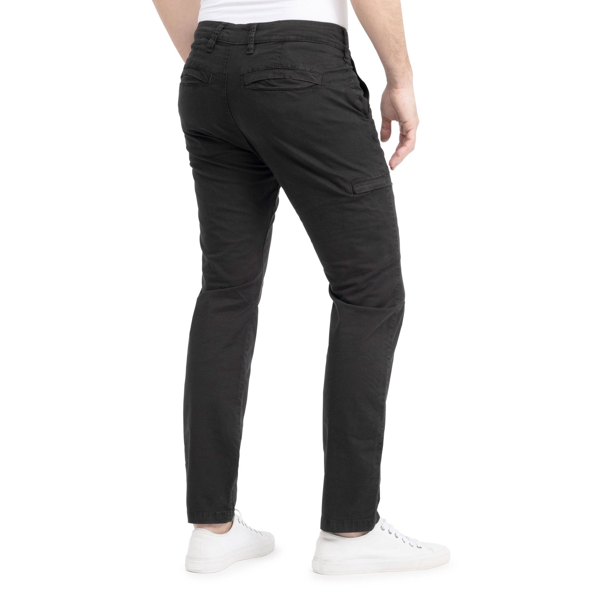 SUBLEVEL Chinohose Herren Jeans Sweatpant Flexibel Bequem