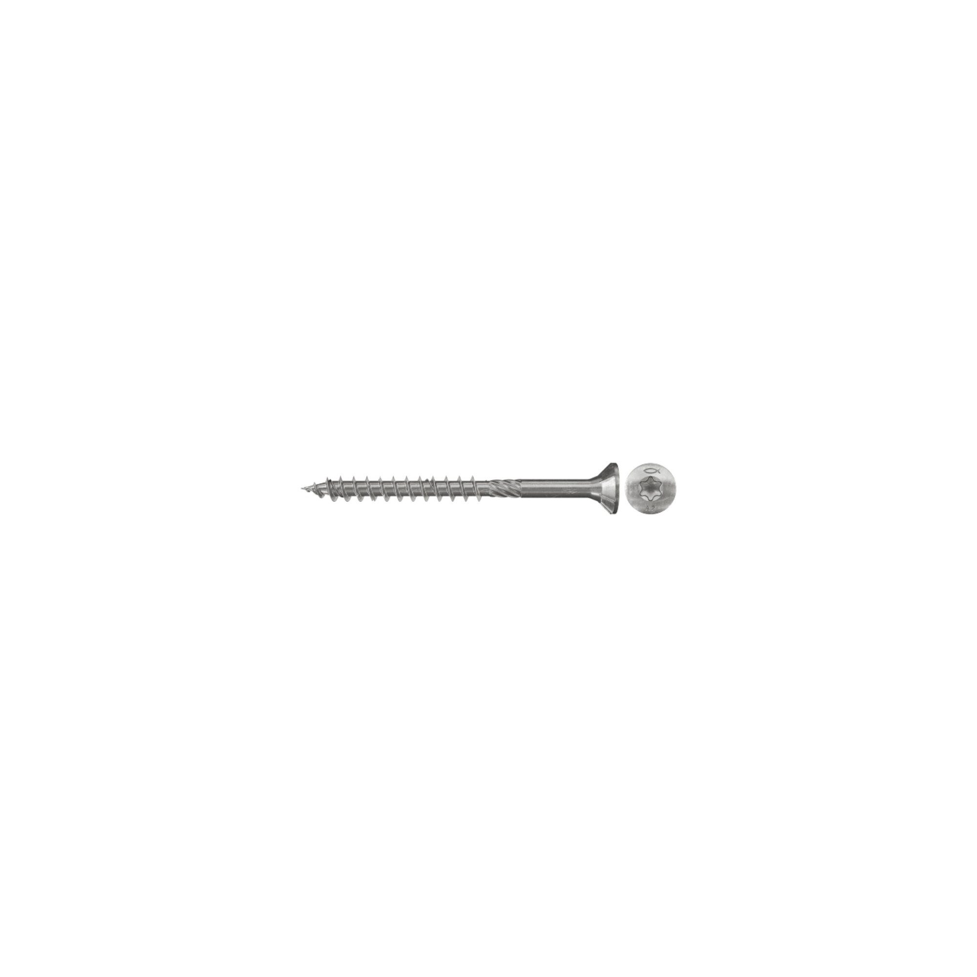 fischer Schraube fischer Power-Fast 6,0x50 Senkk. A2 TG TX 100 Stk