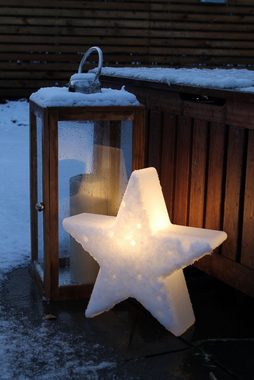 8 seasons design LED Stern Shining Star, LED WW, LED wechselbar, 40 cm weiß für In- und Outdoor
