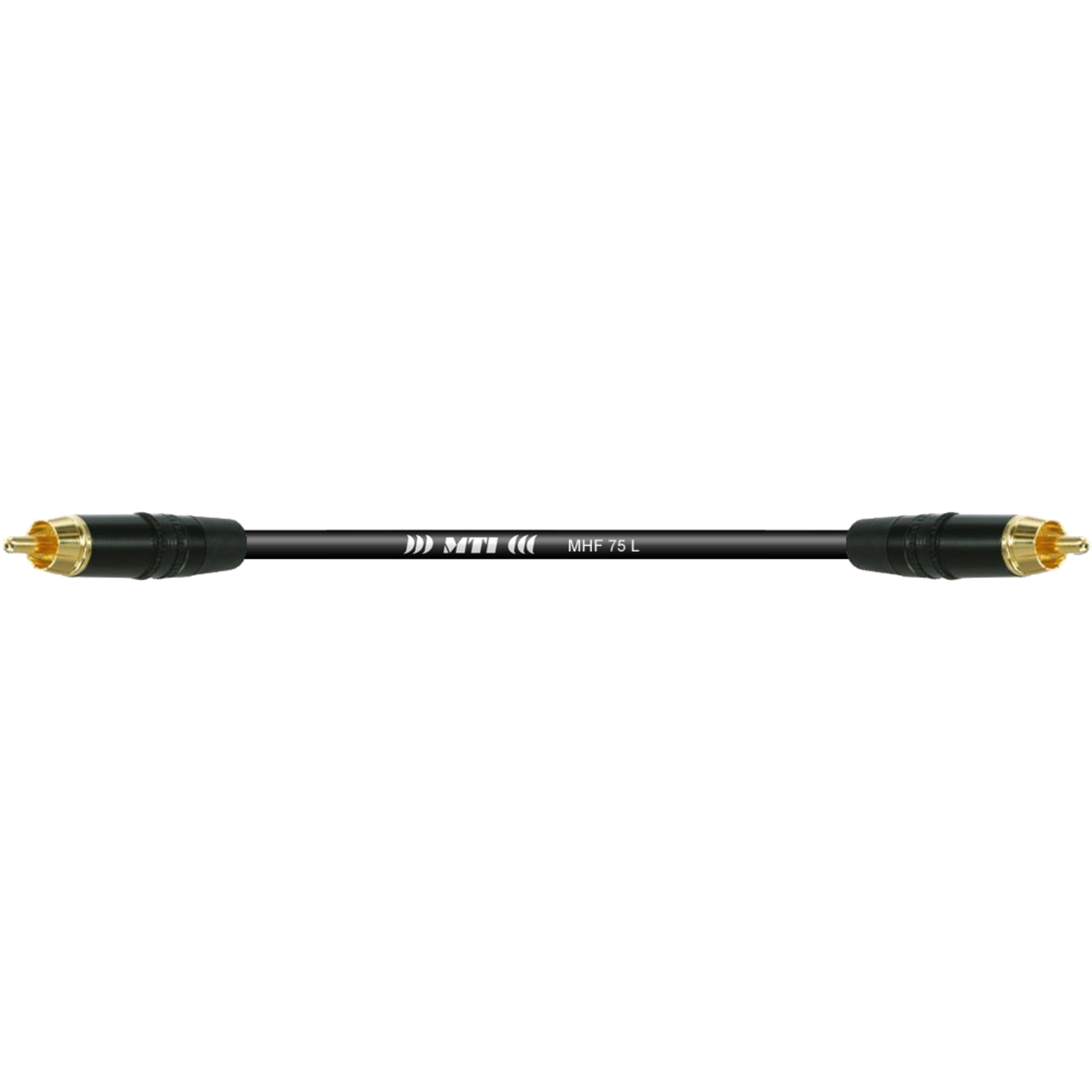 MUSIC STORE Audio-Kabel, Coax-Digikabel Cinch, Digitales Koaxialkabel, Präzise