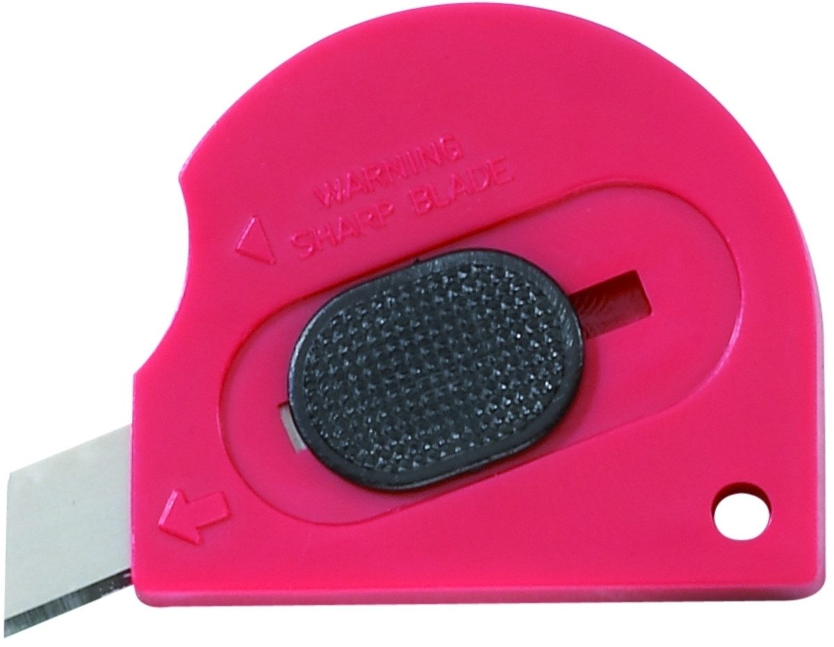 Cutter Schnellschnitt-Mini-Cutter Kunststoff 9mm rot