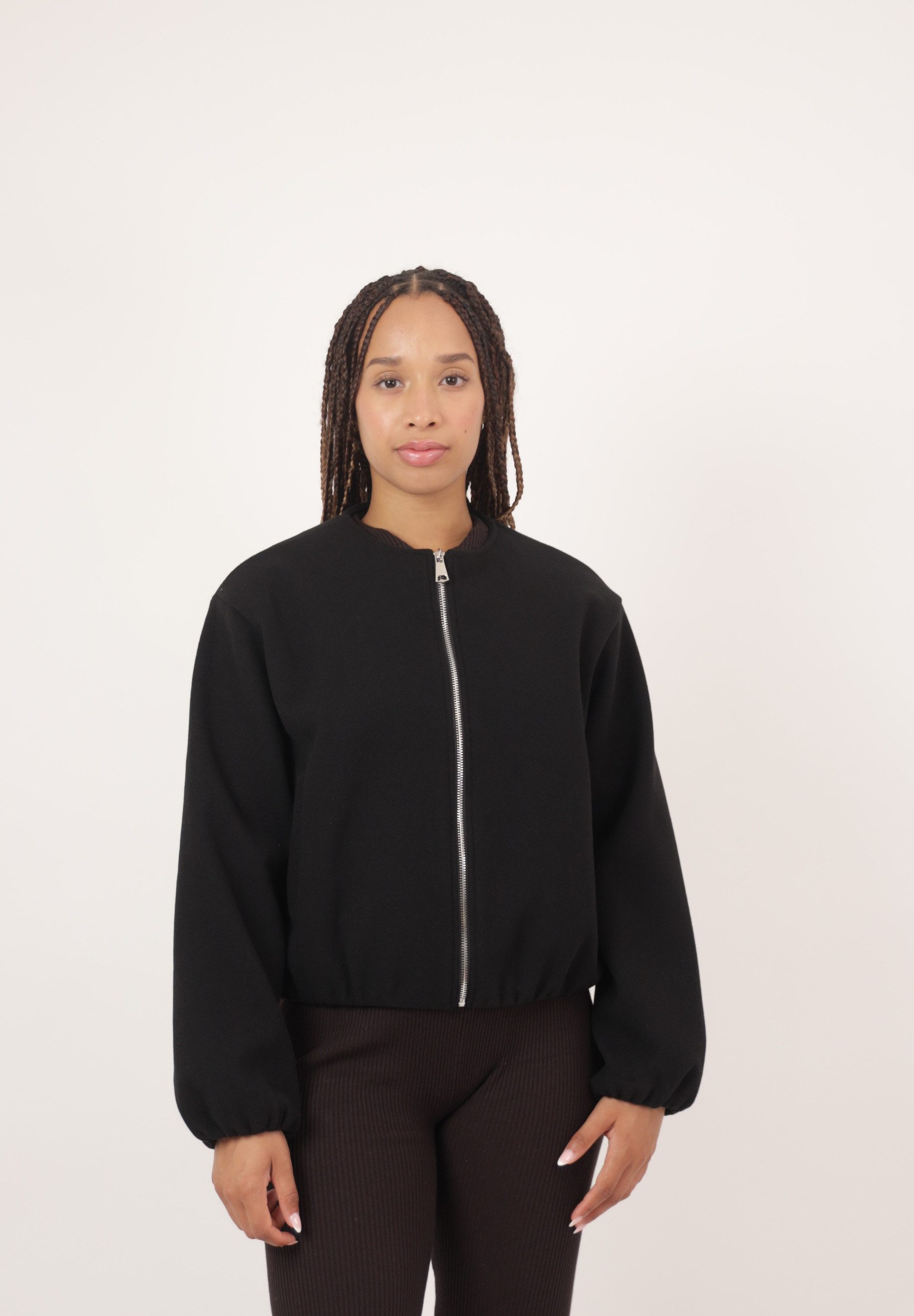 Elara Bomberjacke Damen Jacke (1-St) in Unifarbe