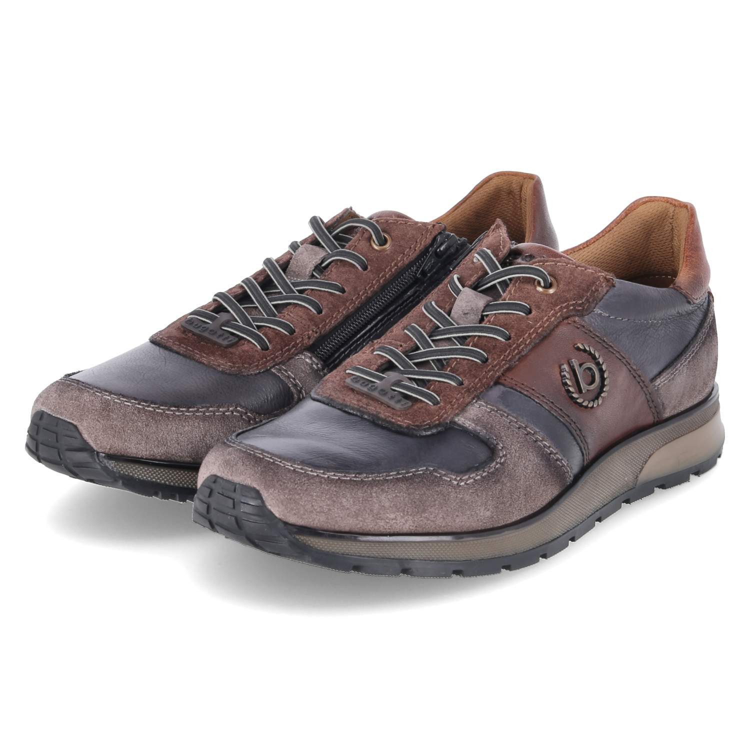 bugatti Bugatti 331APA041441-1511 Herren Leder grau Schnürschuh günstig online kaufen