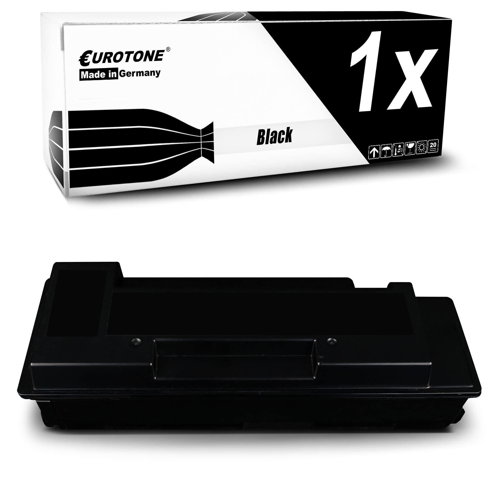 Eurotone Tonerkartusche TK1140, (Einzelpack, 1-St., Lieferumfang: 1er-Pack in Schwarz Toner in Schwarz), Eurotone Toner TK1140, 1er-Pack in Schwarz, Schwarz