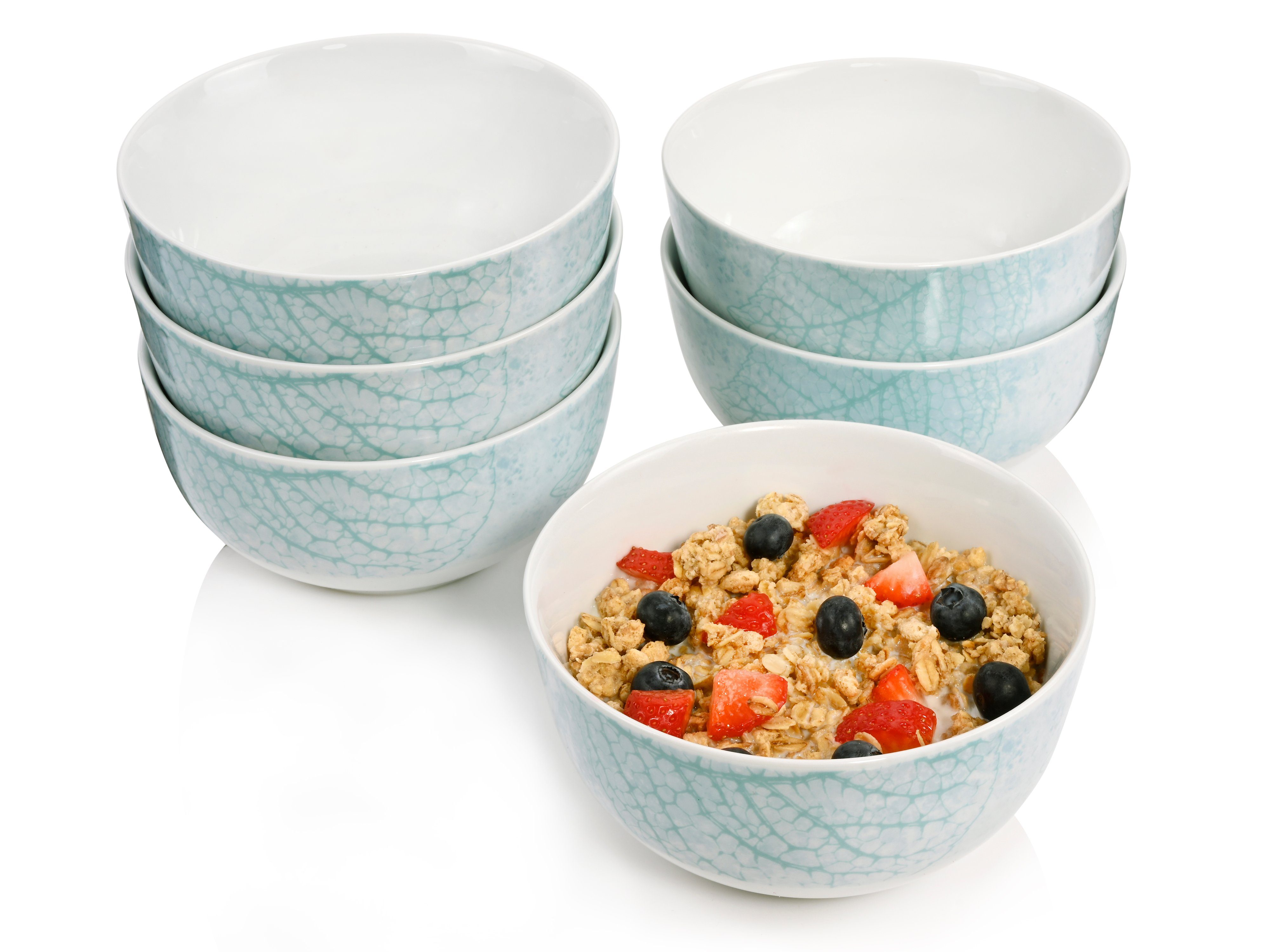 SÄNGER Müslischale Sarti Schalen Set, Porzellan, (Set, 6-tlg), Einzigartige Illustrationen, spülmaschinengeeignet