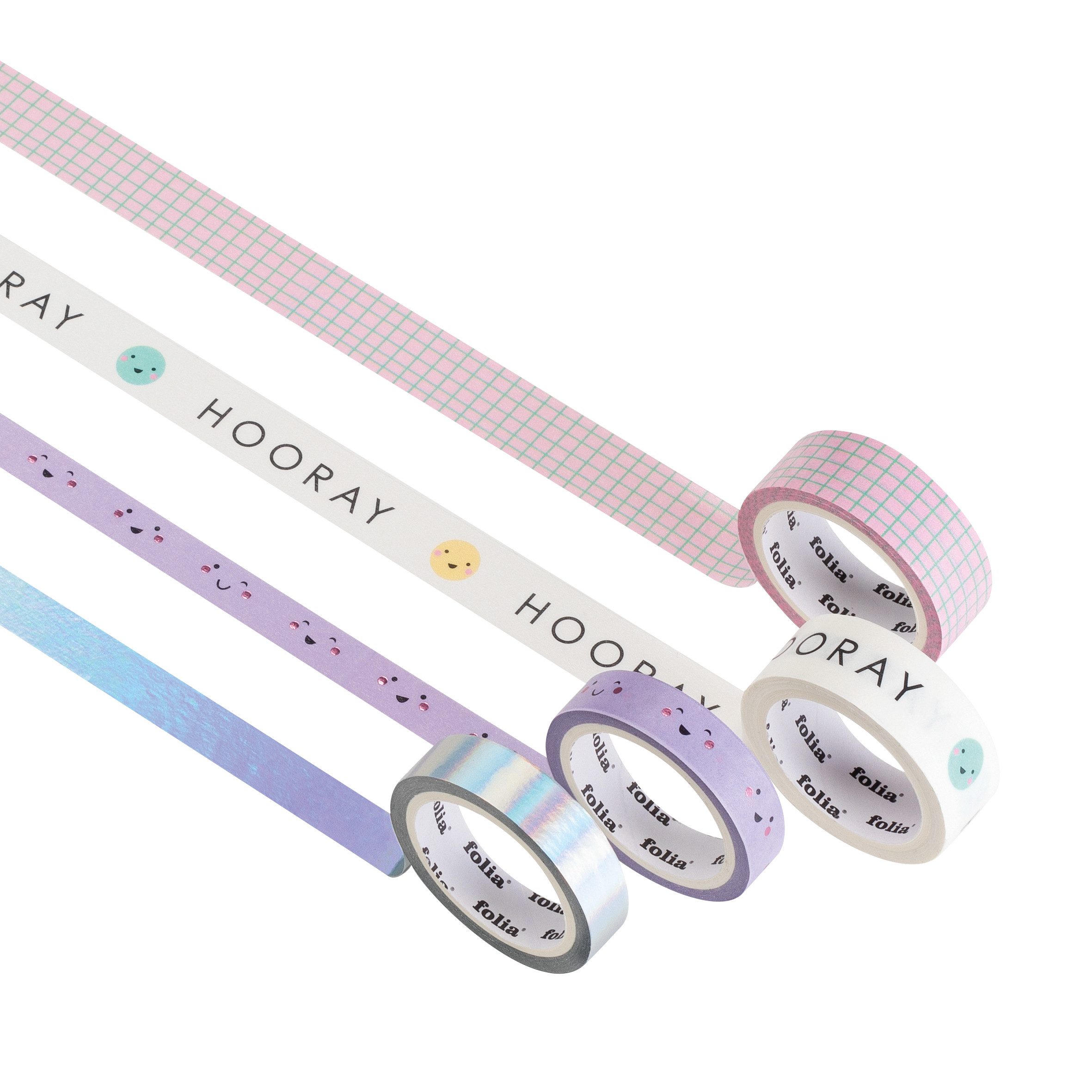 Klebeband Washi Tape Set Hotfoil