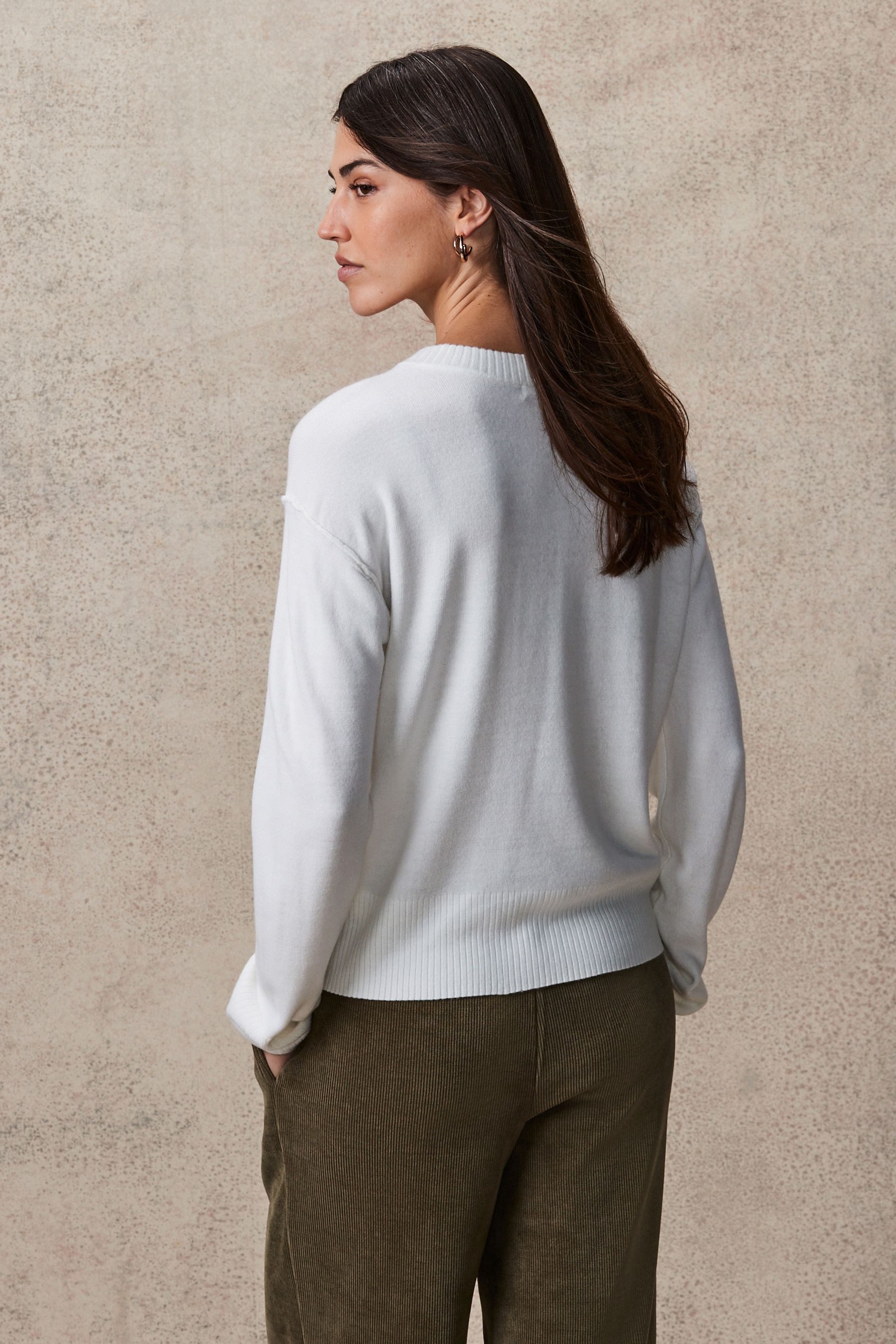 Next Rundhalspullover Weicher, gemütlicher Strickpullover mit günstig online kaufen