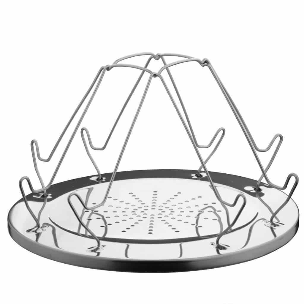 BRUNNER Pizzaofen-Grillaufsatz, Tragbarer Camping Toaster aus Edelstahl