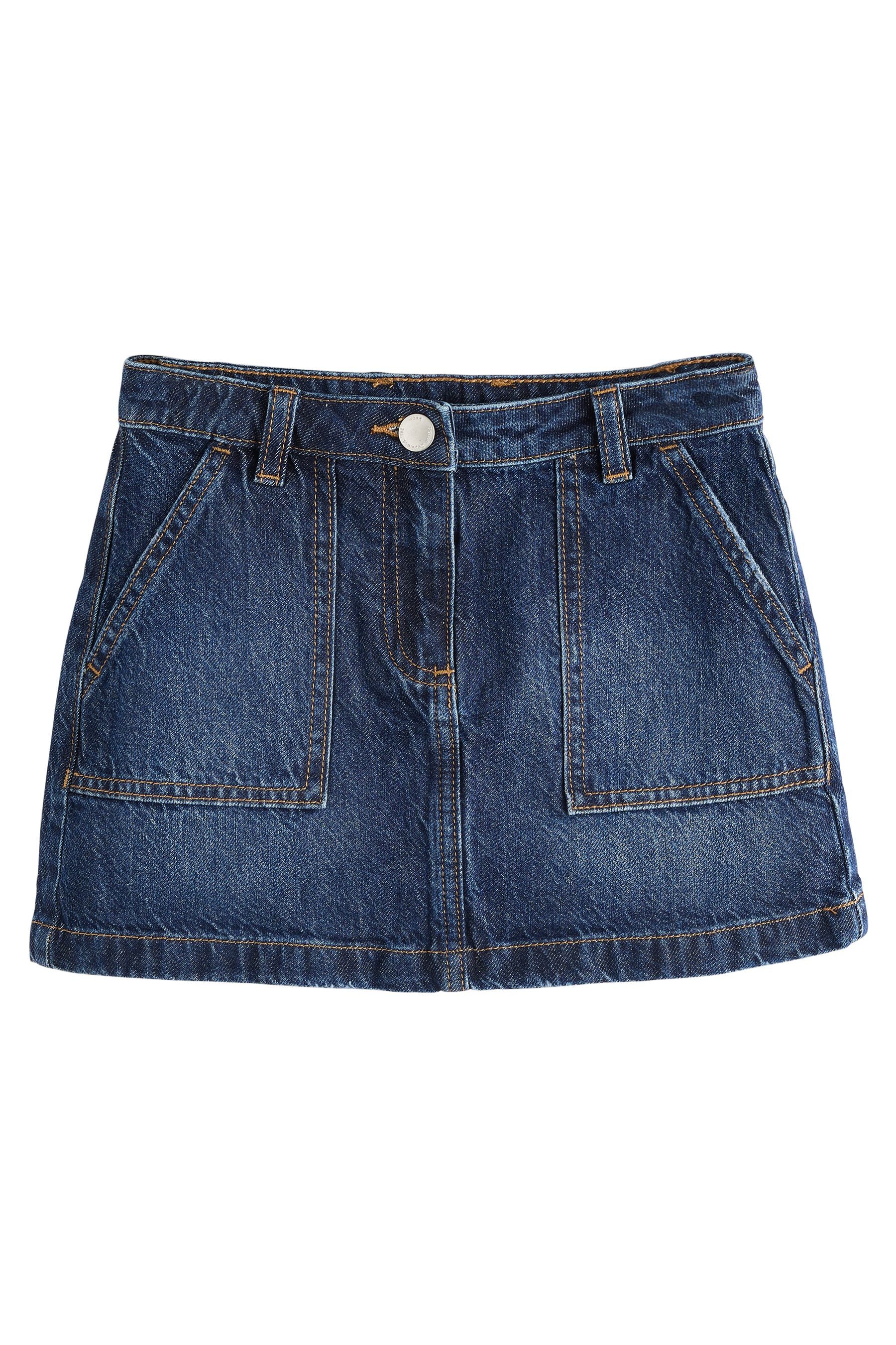 Next Jeansrock Denim-Rock aus 100 % Baumwolle (1-tlg)