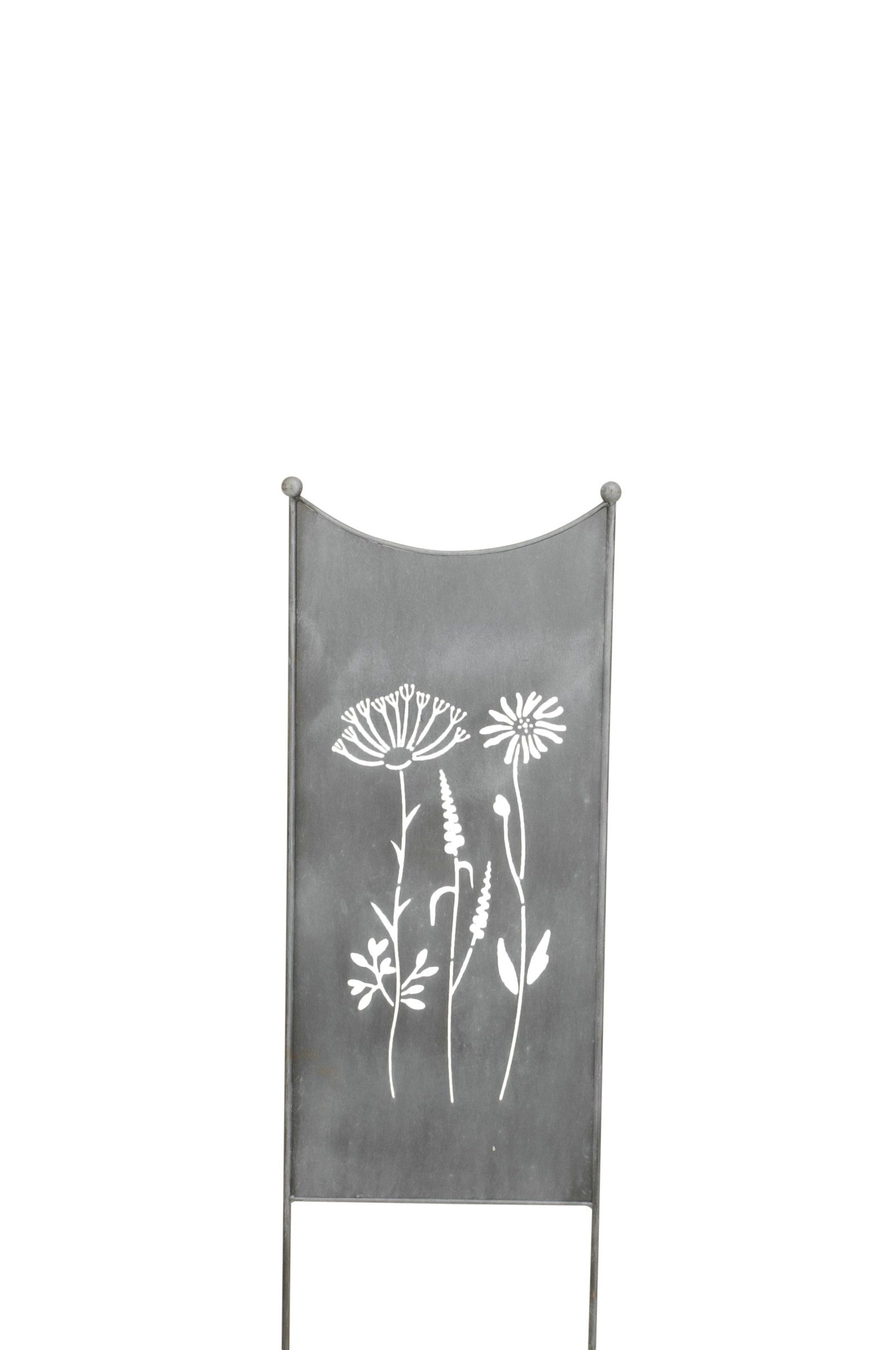 finehomegarden Gartenstecker Stele Metall Wildblume Sichtschutz günstig online kaufen