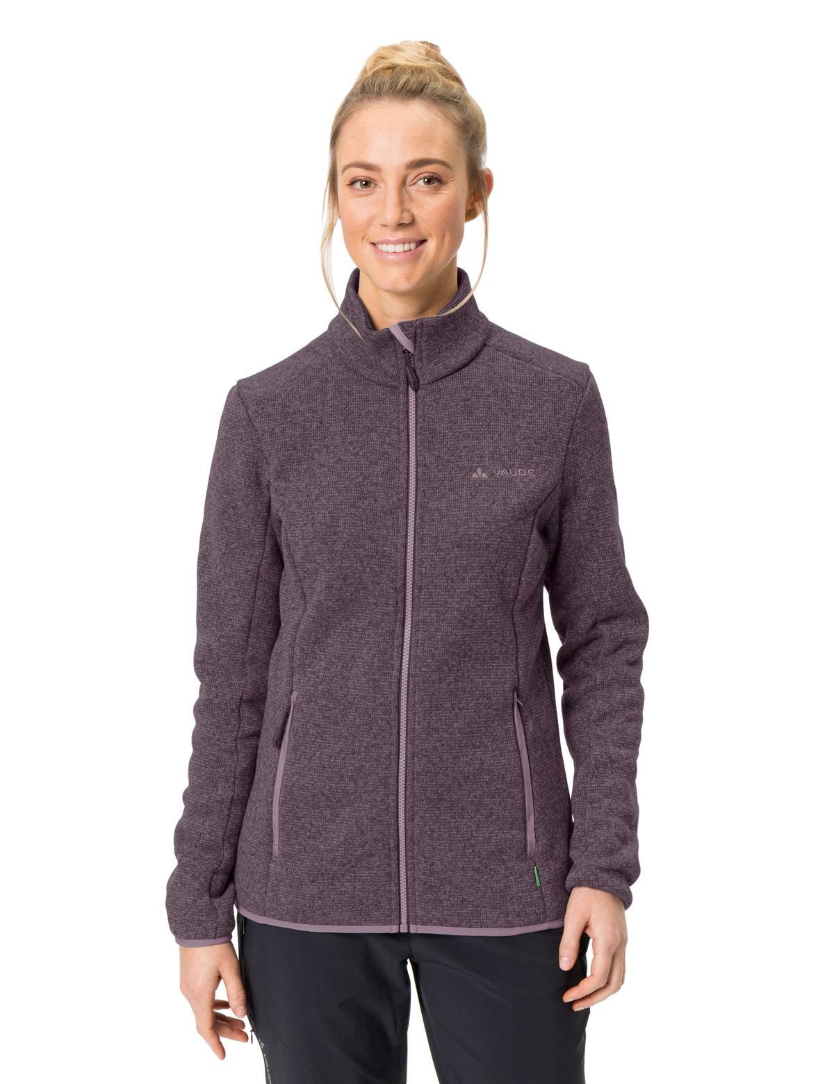 IV blackberry Rienza Damen VAUDE Strickfleecejacke VauDe Fleecejacke