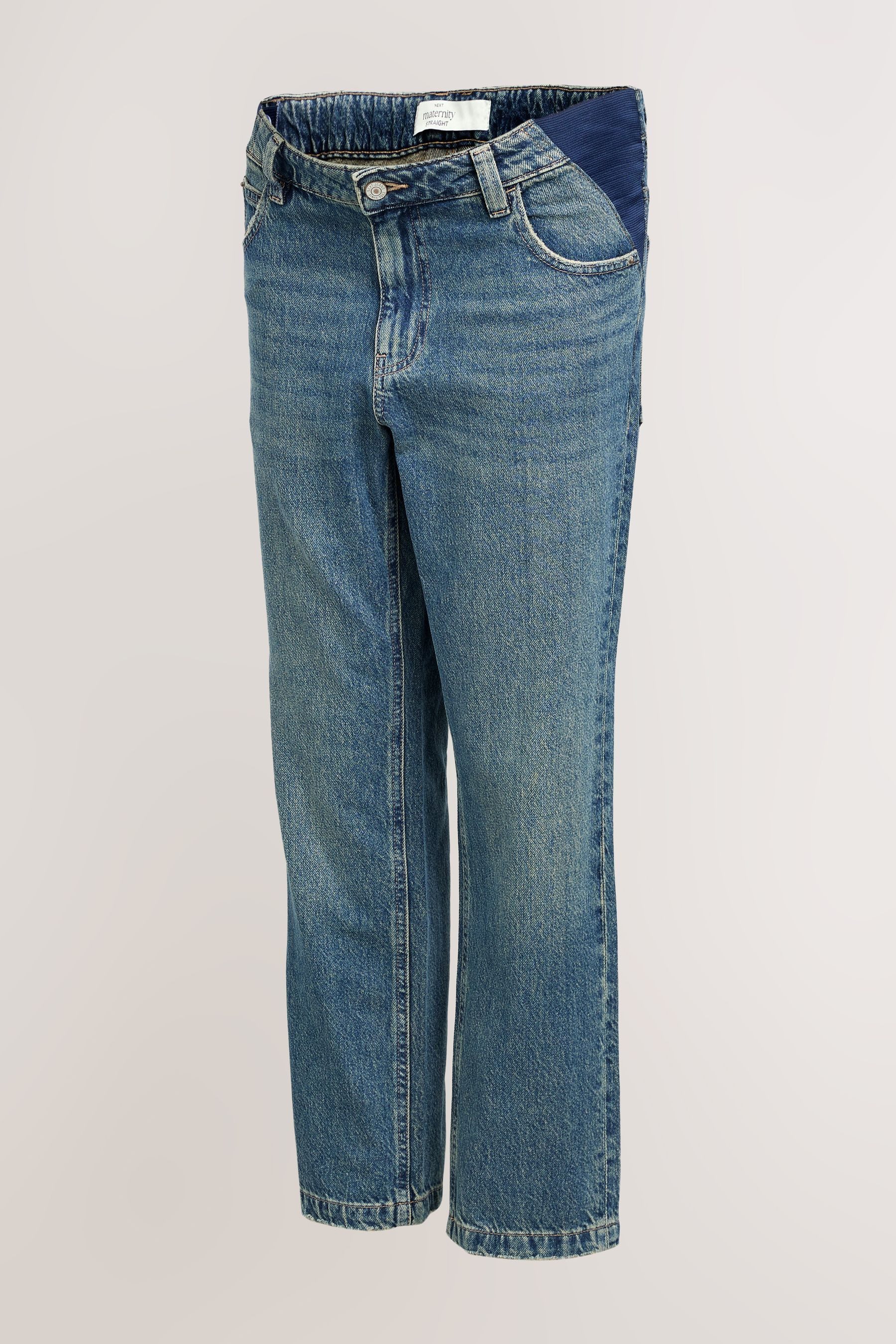 Next Umstandsjeans 90er-Jeans mit geradem Bein, Umstandsmode (1-tlg) – Bild 4 von 4