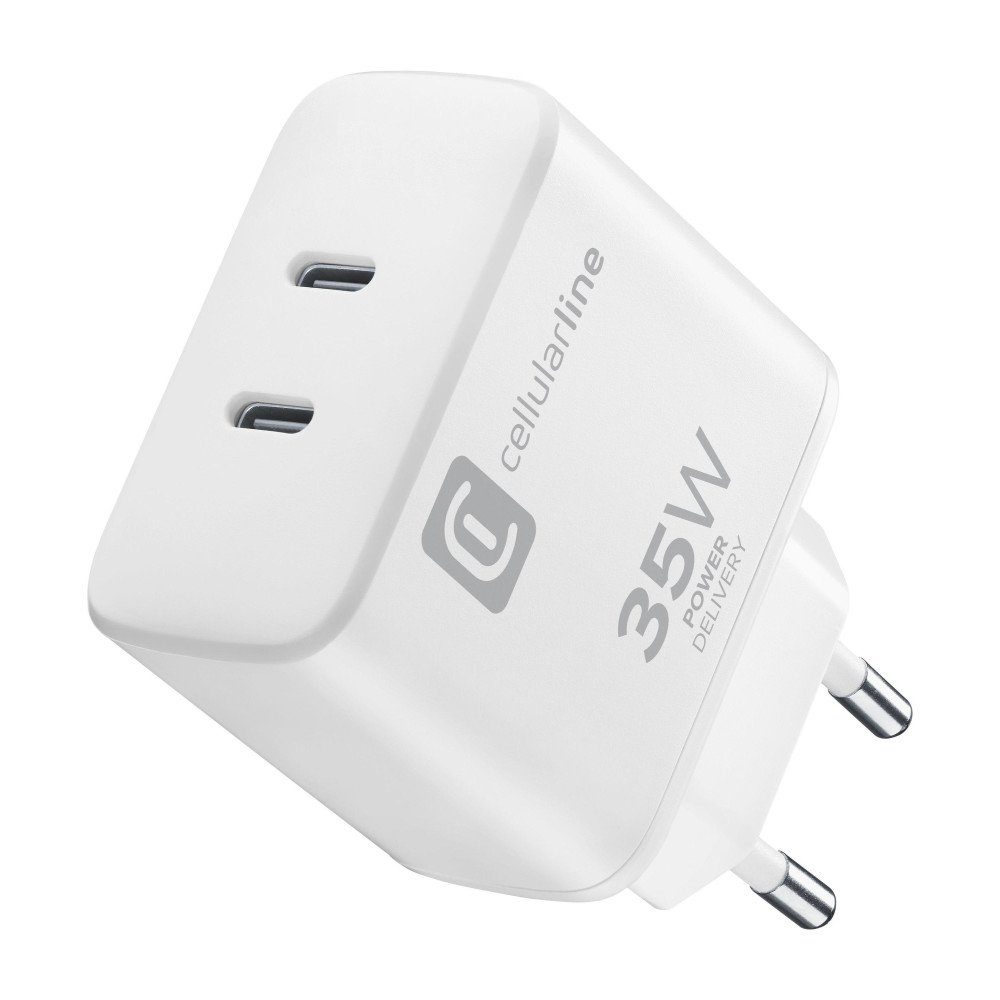 Dual Port Travel Charger 35W White (60125) USB-Ladegerät