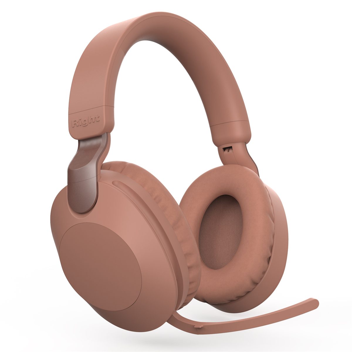 mit carefully langer Over-Ear-Kopfhörer Korallrot Bluetooth-Gaming-Headset selected Akkulaufzeit befestigtes Am Kopf