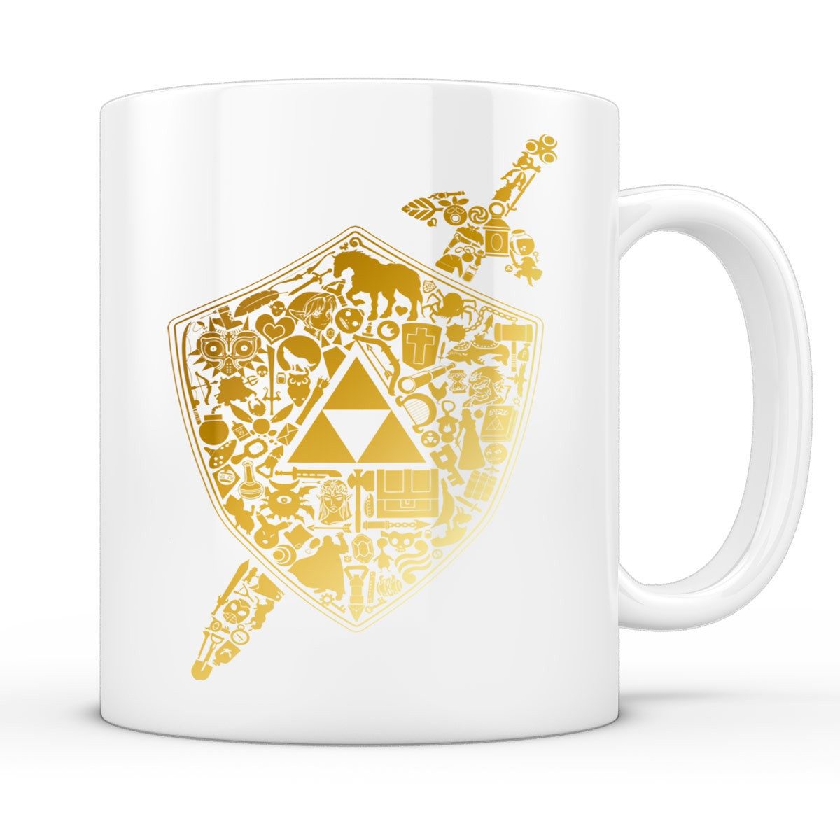 style3 Tasse, 1-tlg., Keramik, Link's Schild Kaffeebecher Tasse hyrule zelda breath of the wild