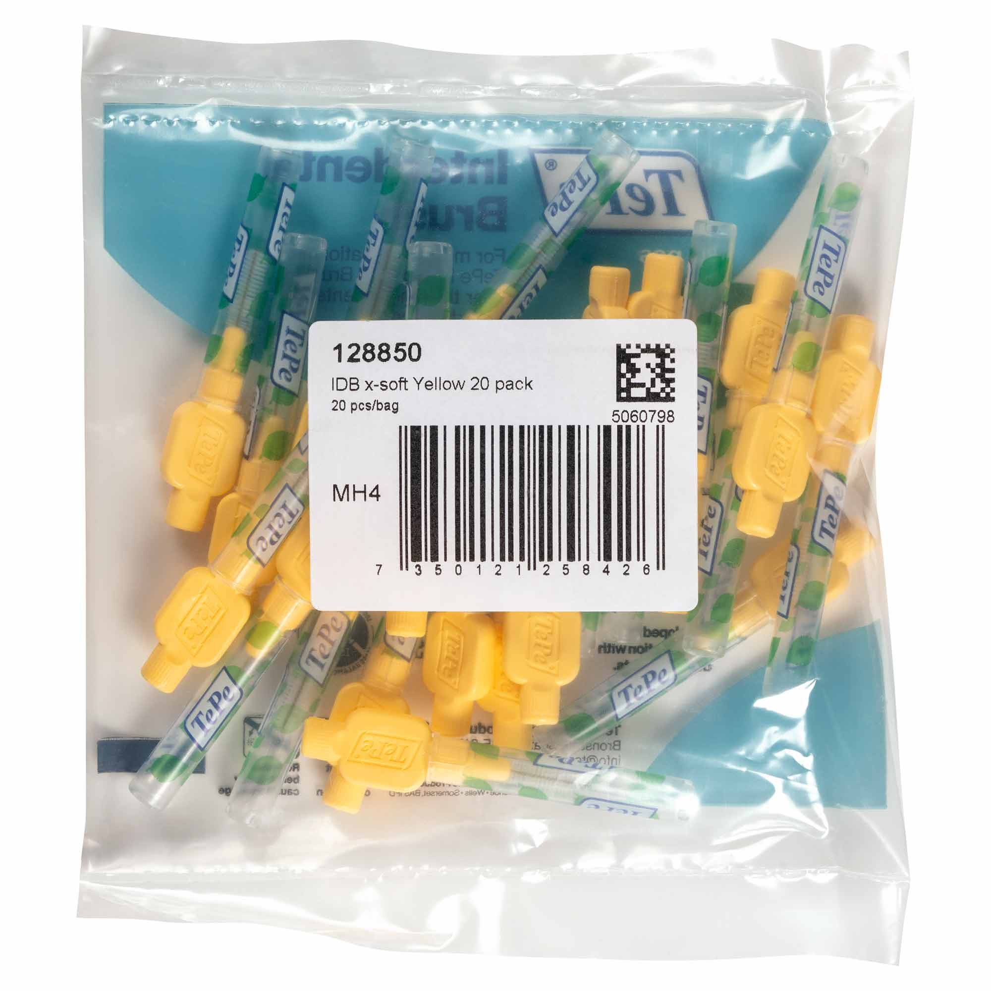 TePe Interdentalbürsten 20 Stück extra Soft Zahnreinigungsstäbchen aus Schweden