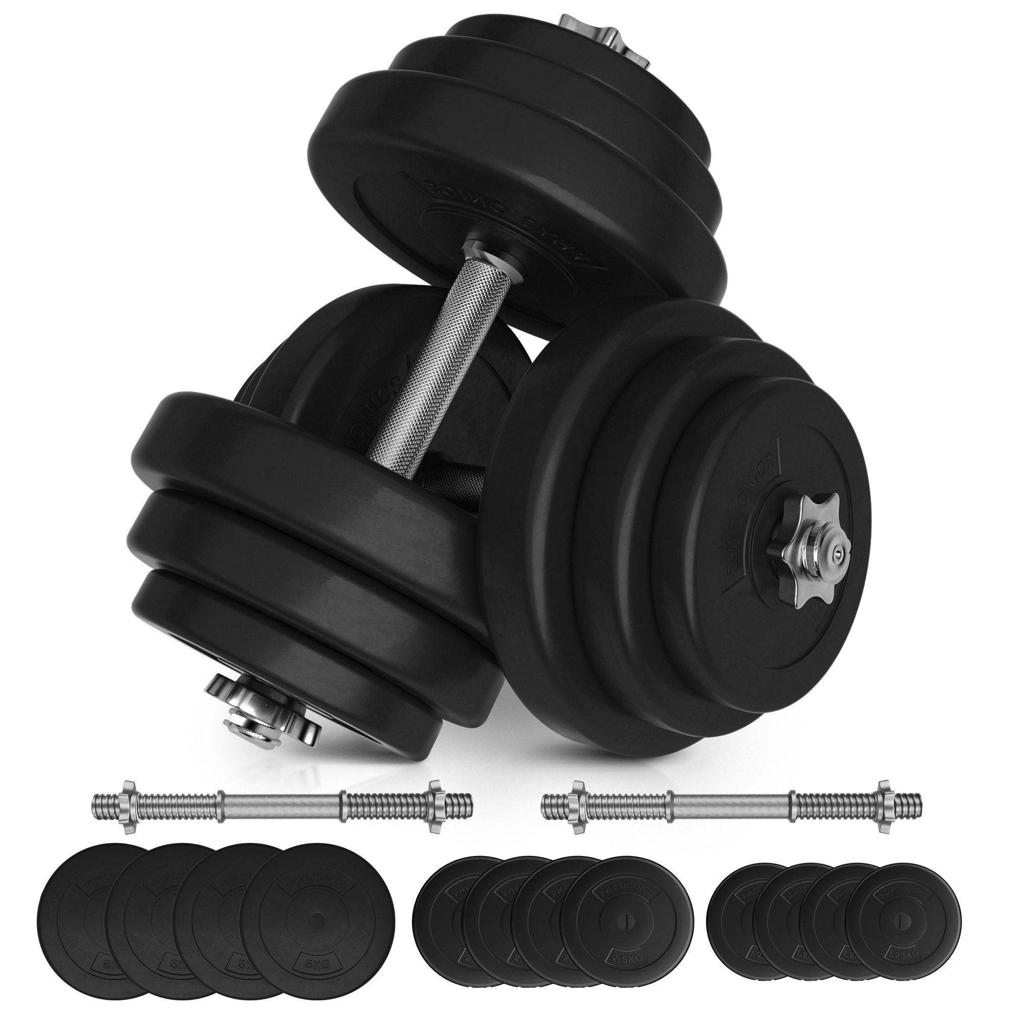 Kurzhantel Set 40kg Hanteln Hantelscheiben Hantelset Kurzhanteln