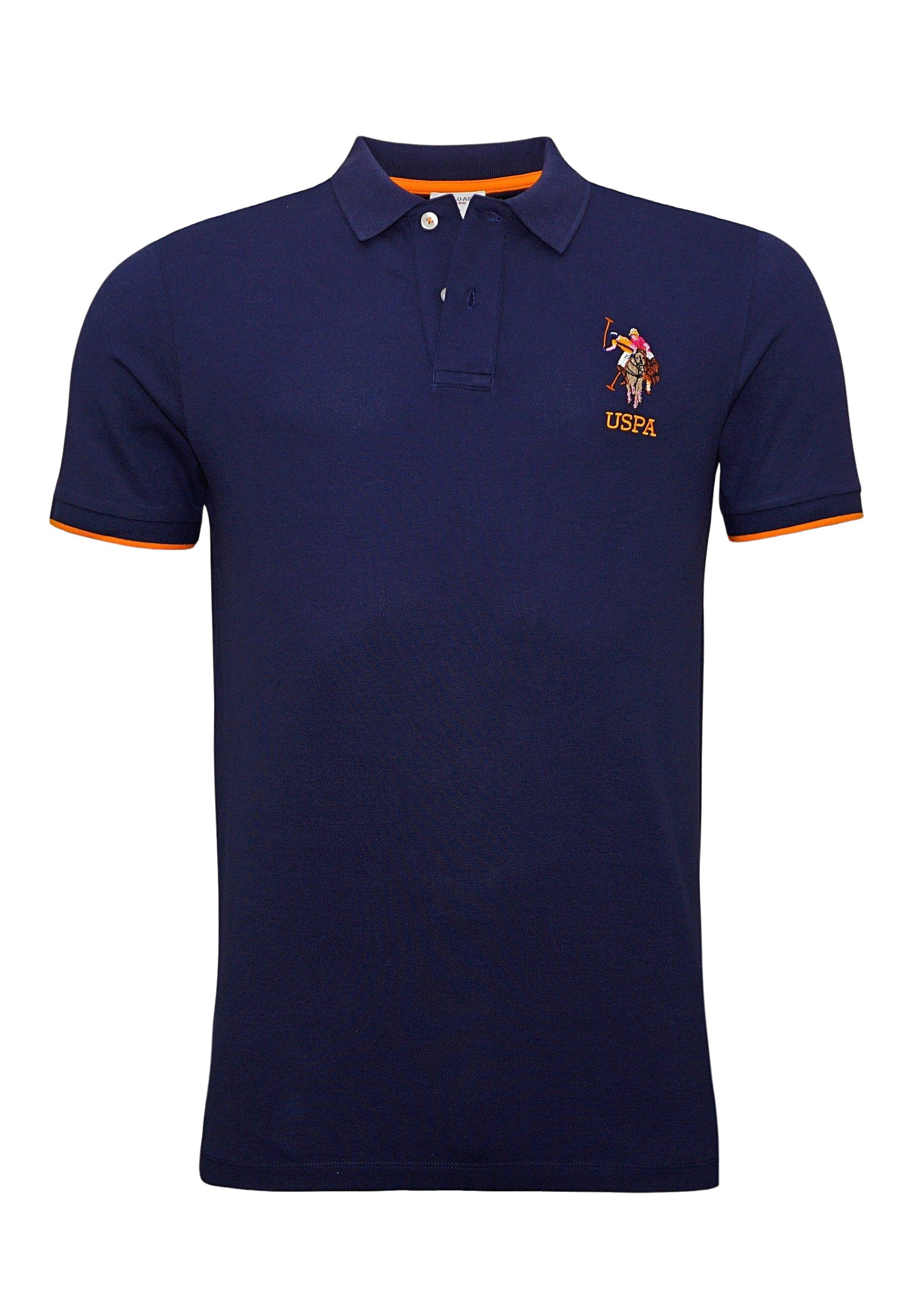 U.S. Polo Assn. Poloshirt Poloshirt Kurzarmshirt bunter Poloreiter (1-tlg., günstig online kaufen