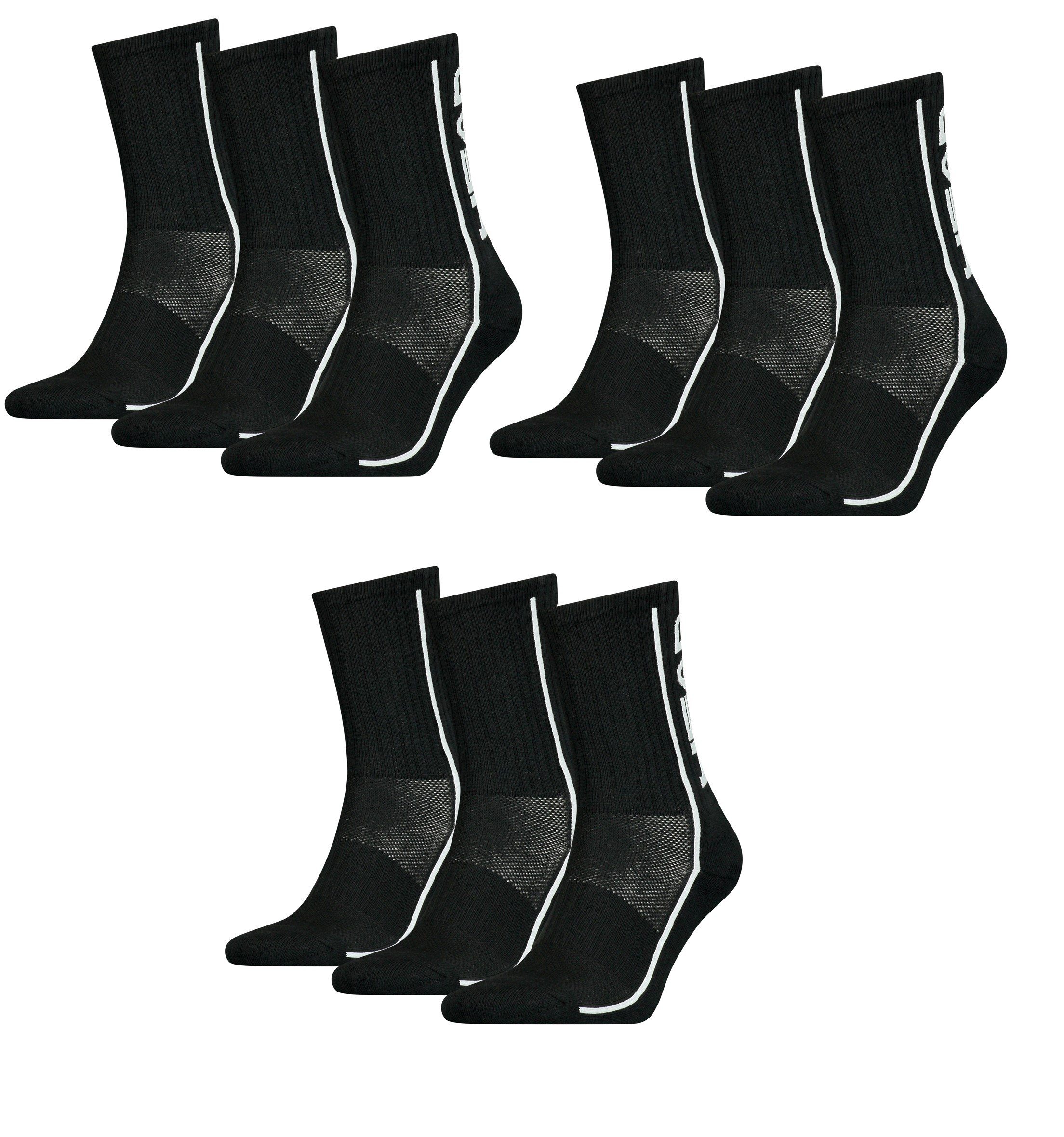 Head Freizeitsocken Head Sportsocken Performance Socken unisex 9er Pack (9 Paar) Polsterung im Fußbereich