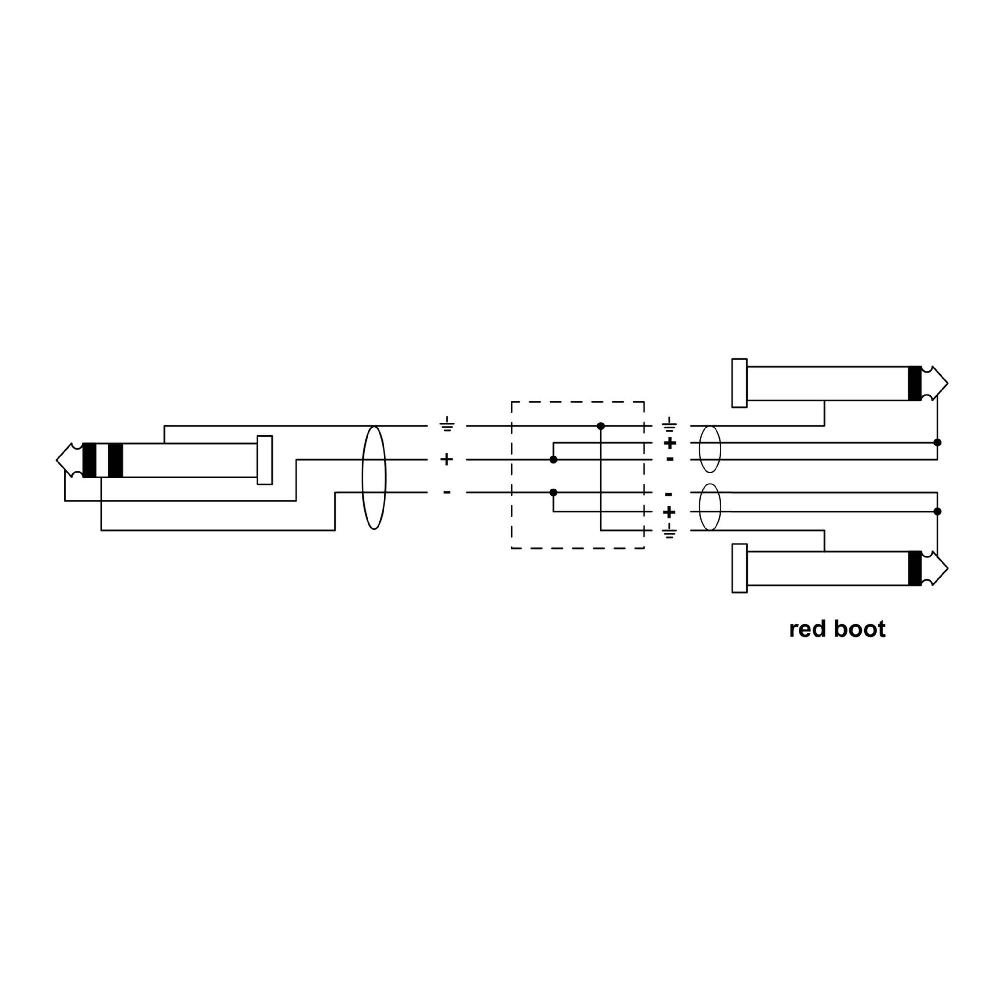 Spielzeug-Musikinstrument, Klinke Insertkabel m Y-Audio-Kabel WPP Stecker - Rean Cordial 0,9 0.9 CFY