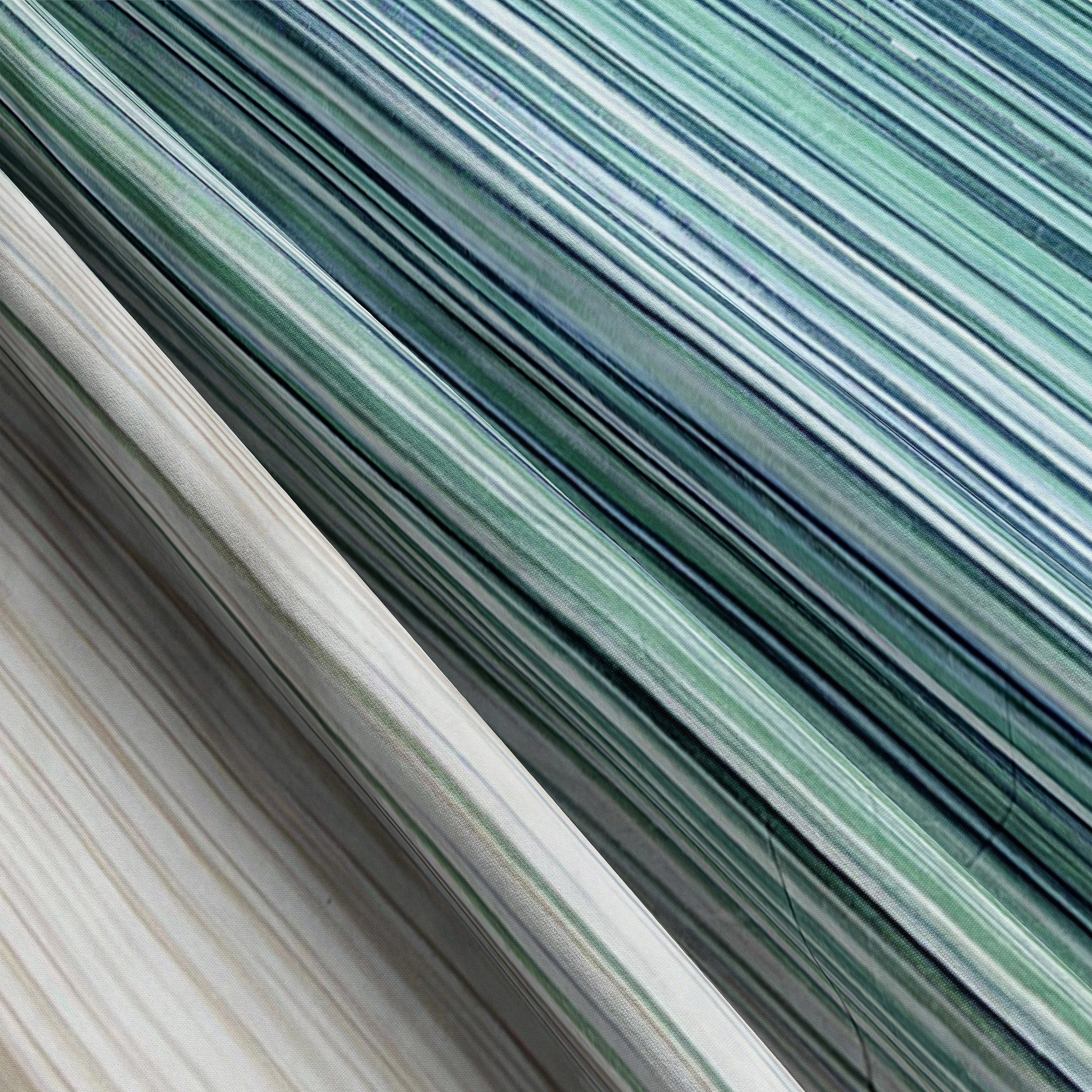 Leonado Vicenti Bettwäsche Baumwolle 135x200, 155x200, 155x220, 200x200, 200x220 oder 240x220, Renforcé, 2 teilig, Beige Grün Gestreift mit Reißverschluss – Bild 4 von 5