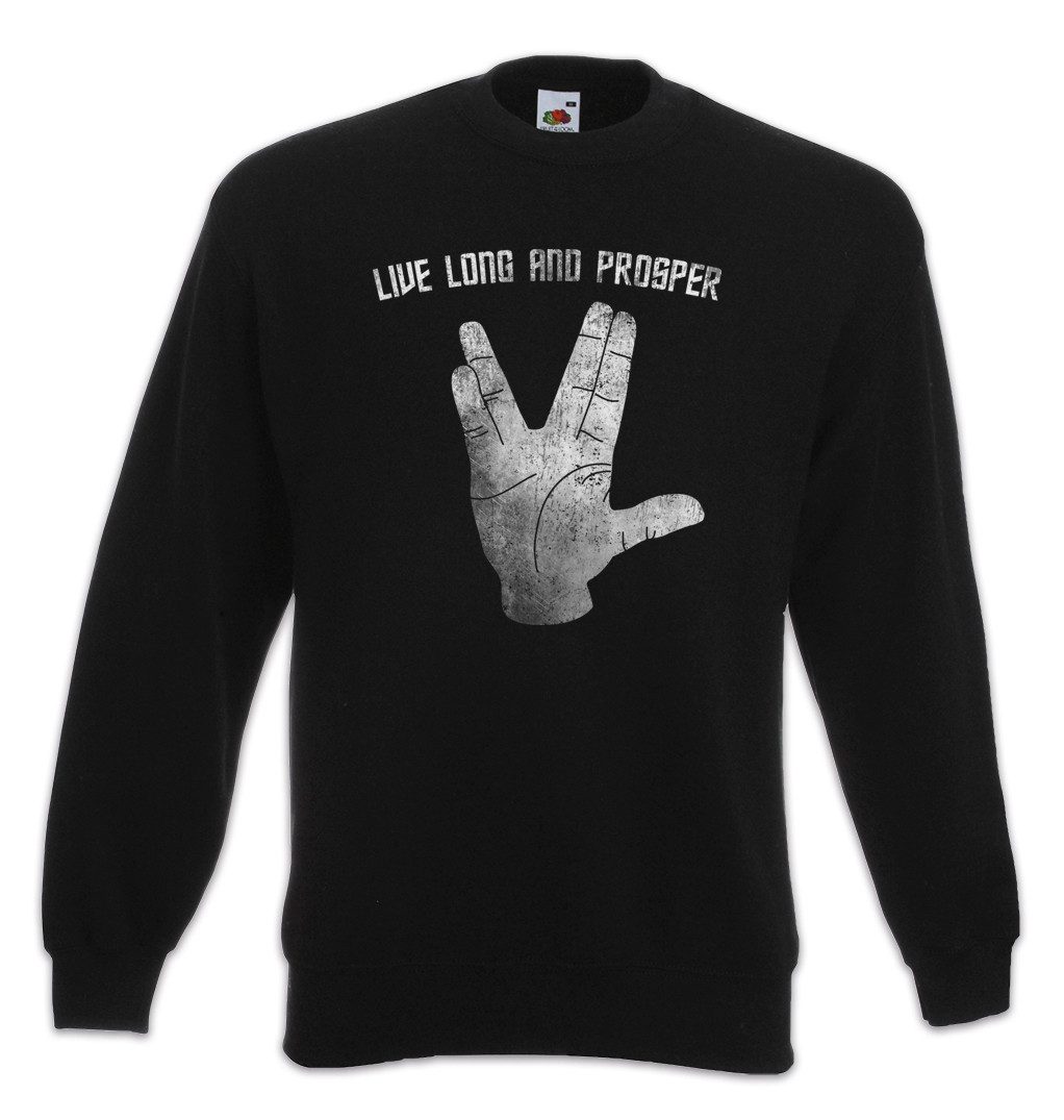 Sweatshirt Live Long And Prosper II Sweatshirt Starfleet Enterprise Vulcan Trek