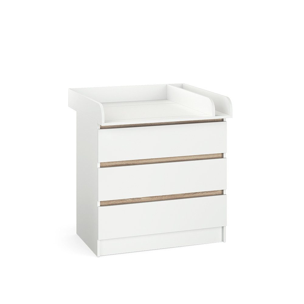 Vicco Wickelkommode Emma, Weiß, 80 x 87 cm