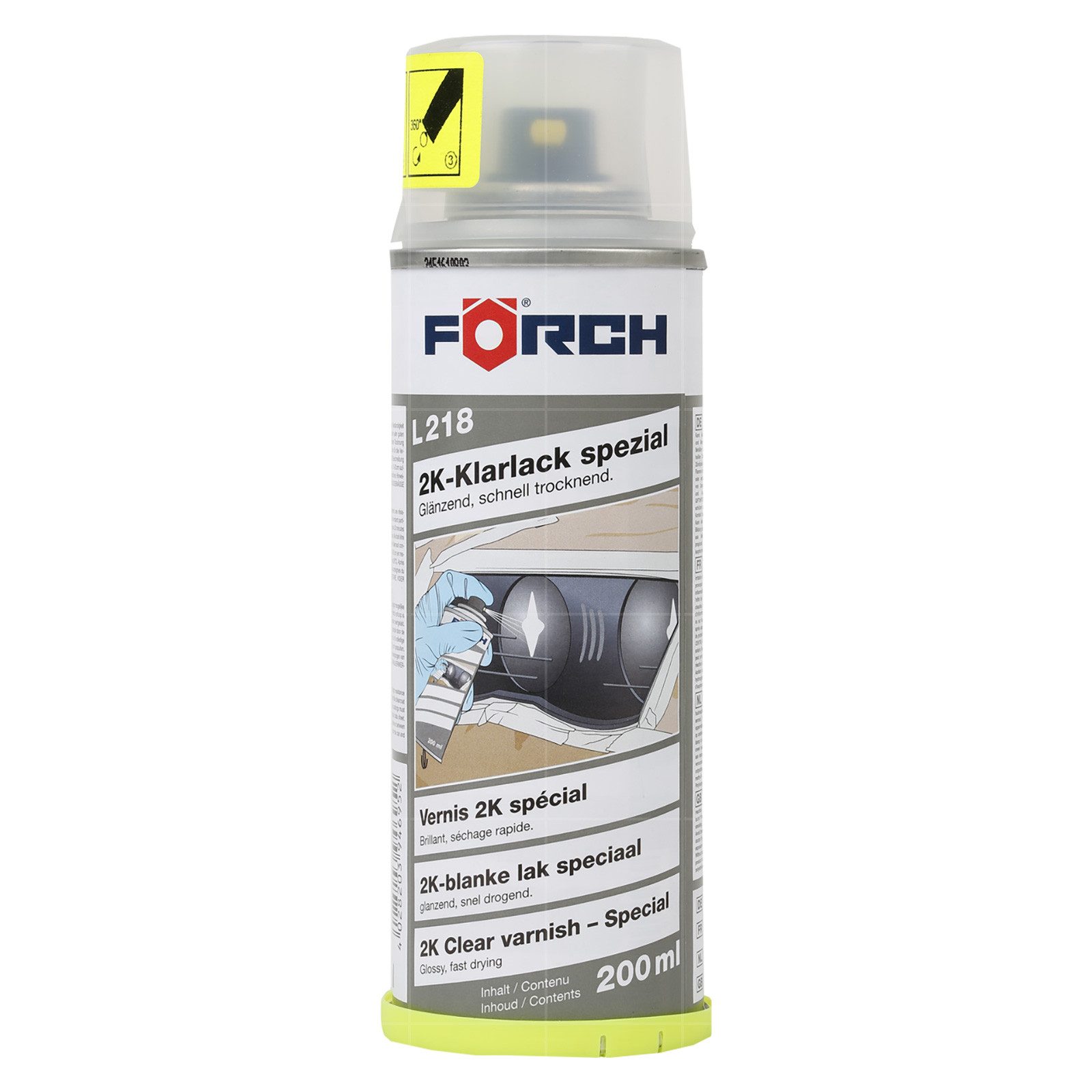 FÖRCH Klarlack L218 2K-Klarlack Spezial - 0.2 Ltr (Glänzend)