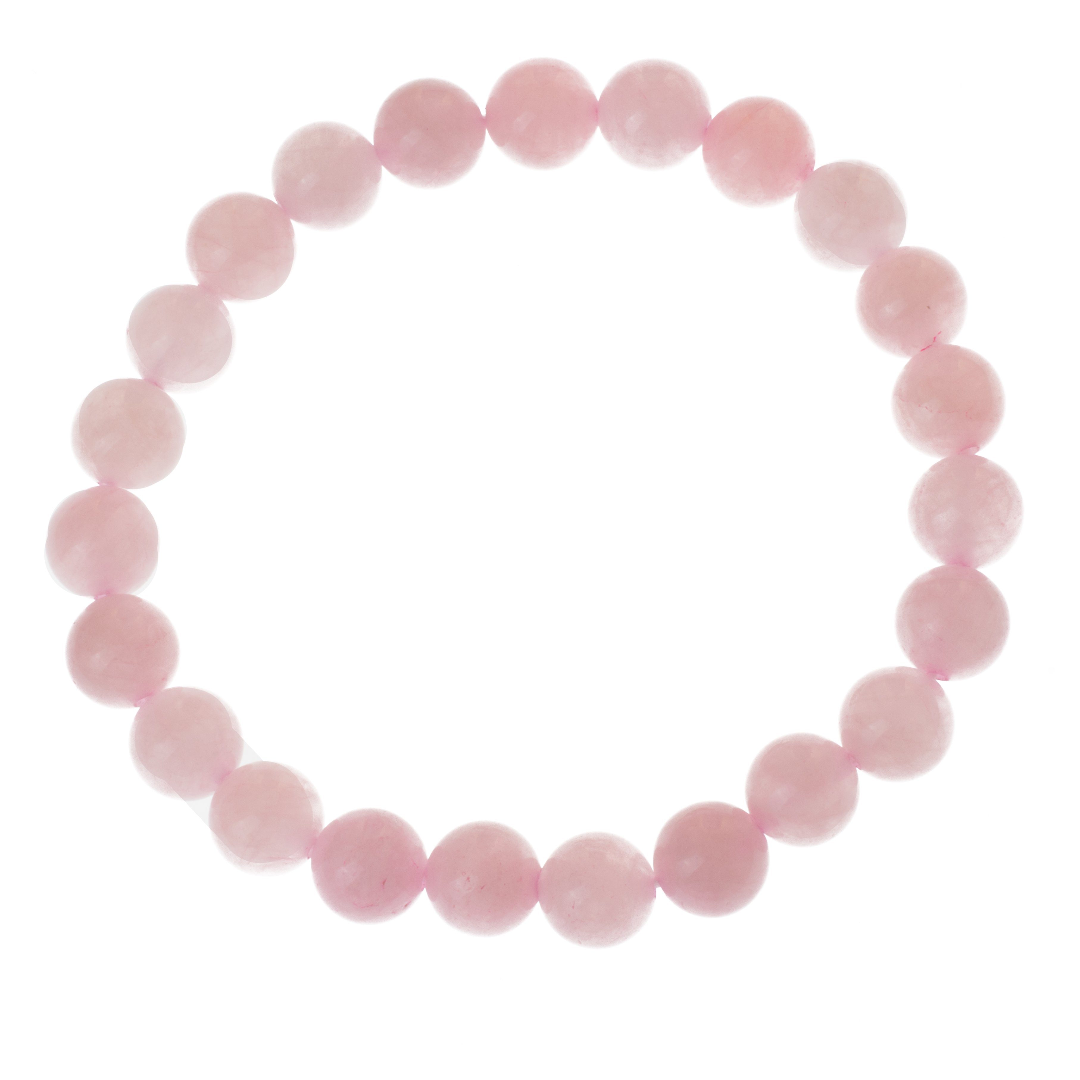 Perlenarmband Rosenquarz 8 mm, elastisch günstig online kaufen