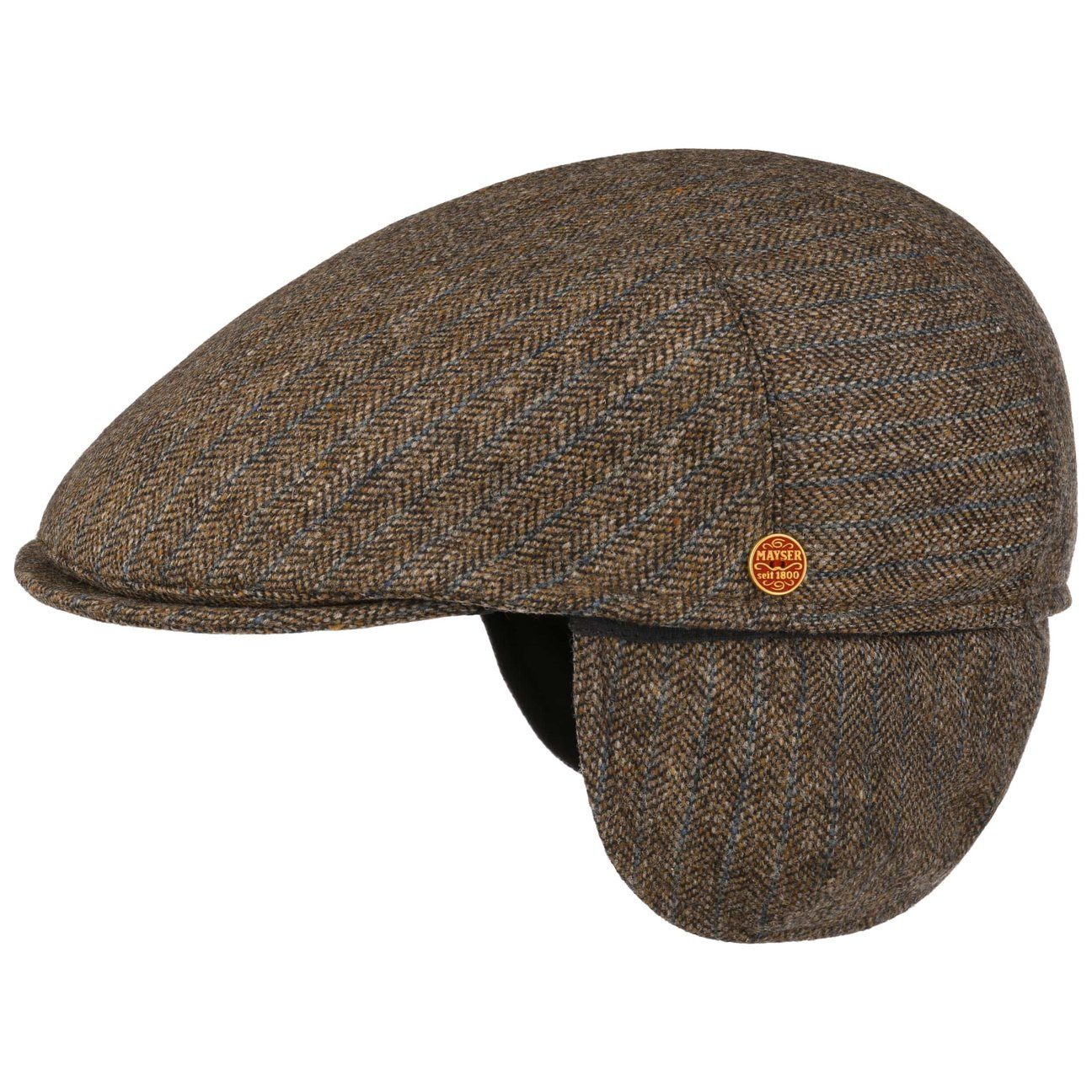 Mayser Flat Cap (1-St) Schirmmütze mit Schirm, Made in the EU