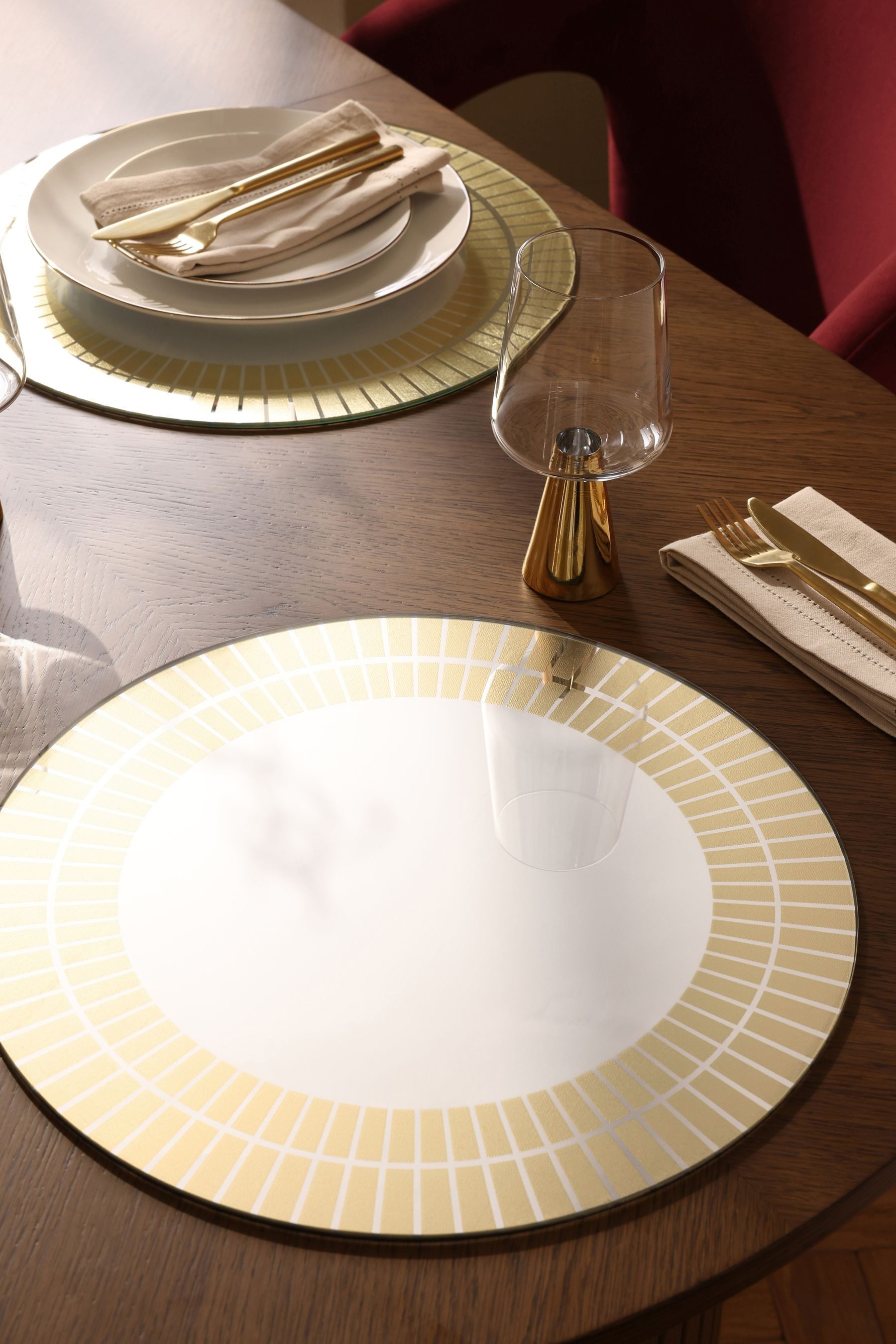 Next Getränkeuntersetzer Verspiegelter Platzteller, 1-tlg.