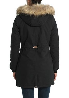 DESIRES Parka Lewanda Winterjacke mit abnehmbarem Kunstfellkragen