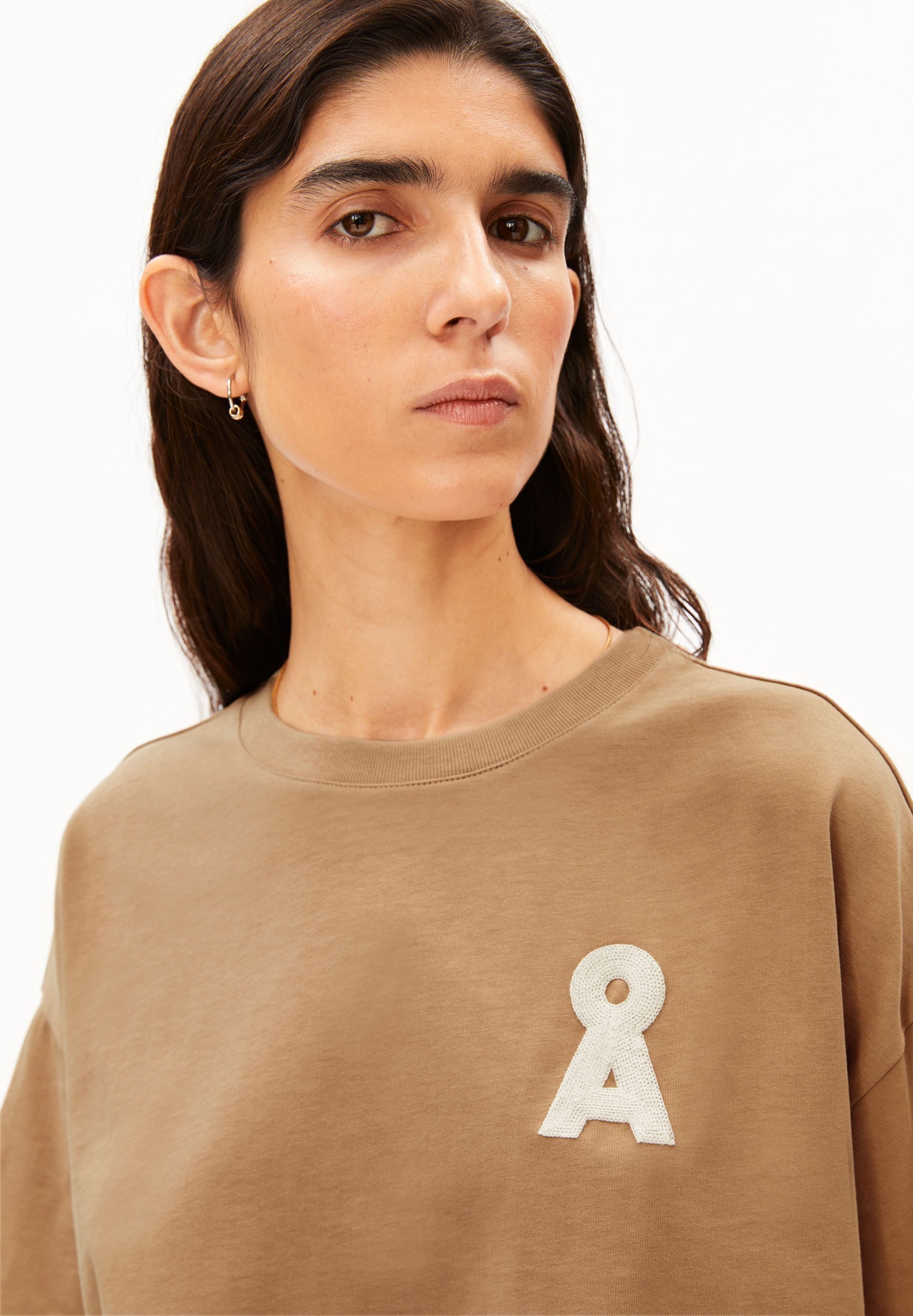 Armedangels T-Shirt ALBERTARAA T-Shirt aus recyceltem Baumwoll Mix Loose Fit