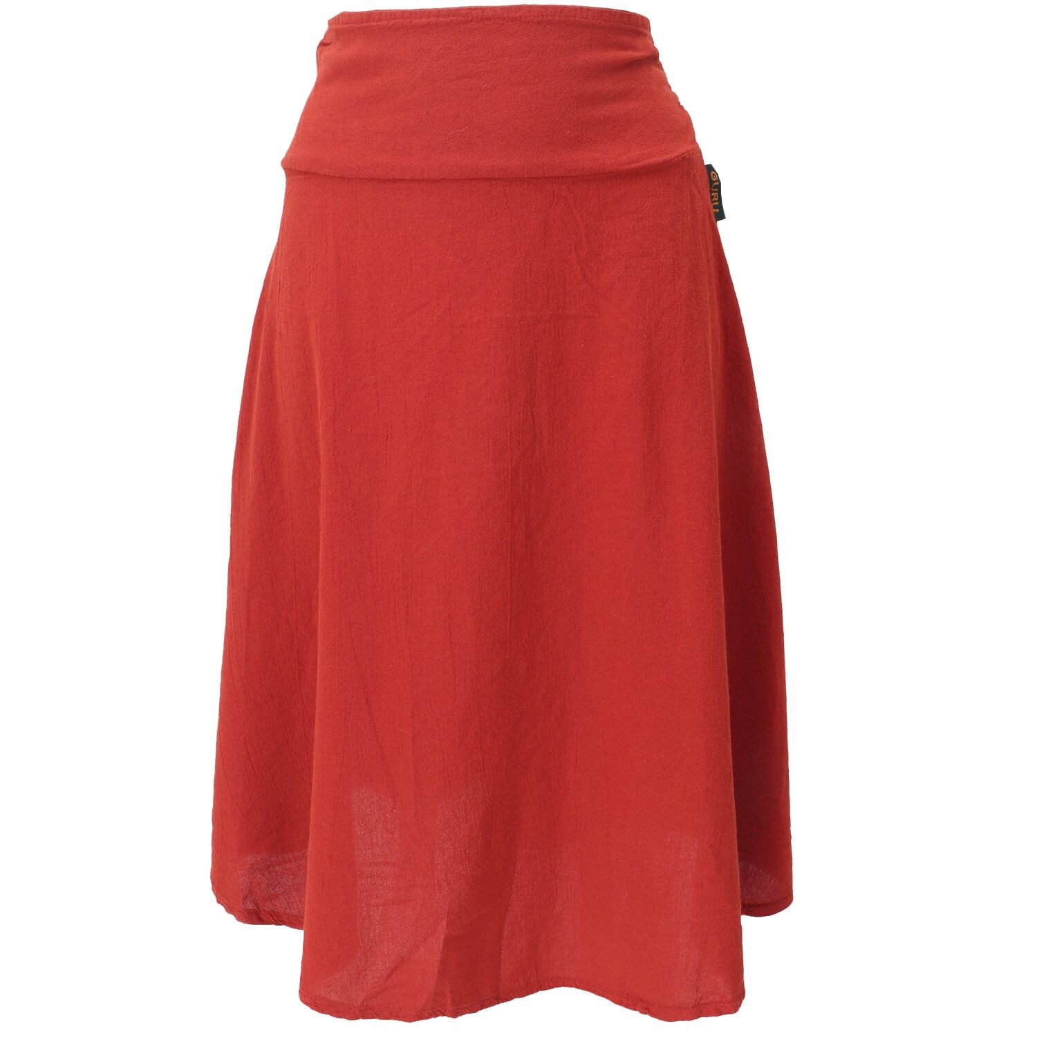 Guru-Shop Minirock Tellerrock, luftiger Baumwollrock, Sommerrock -.. alternative Bekleidung