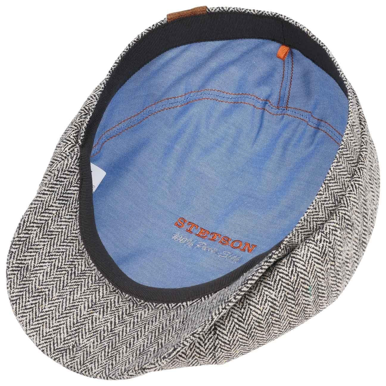 Stetson Flat Cap (1-St) Schiebermütze mit Schirm, Made in the EU