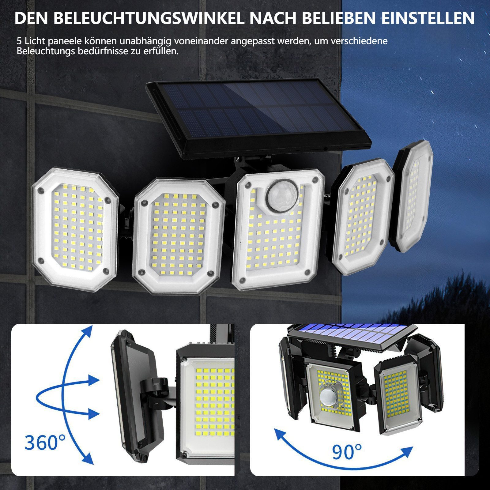 BlingBin LED Solarleuchte 210/300 LED Superhelle günstig online kaufen