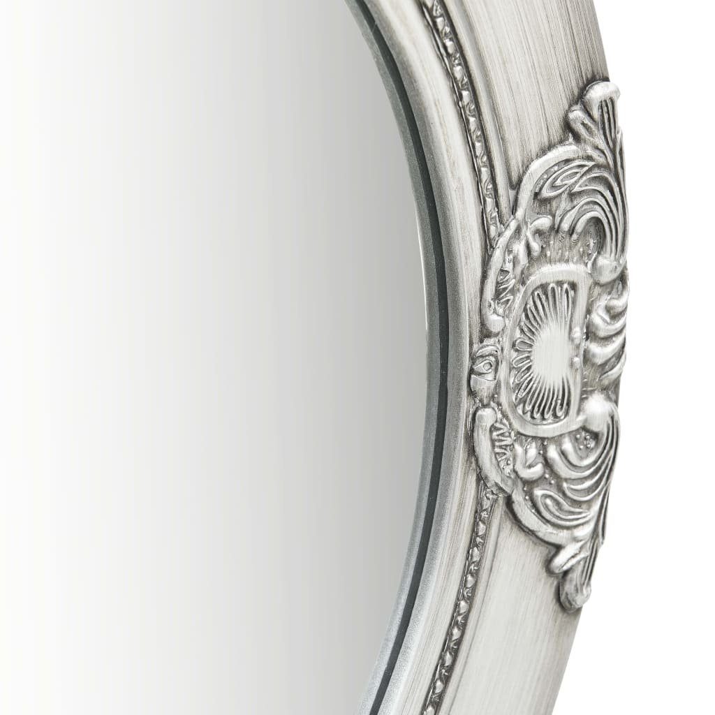 Spiegel (1-St) Silber Silbern im vidaXL cm | Silber Wandspiegel Barock-Stil 50