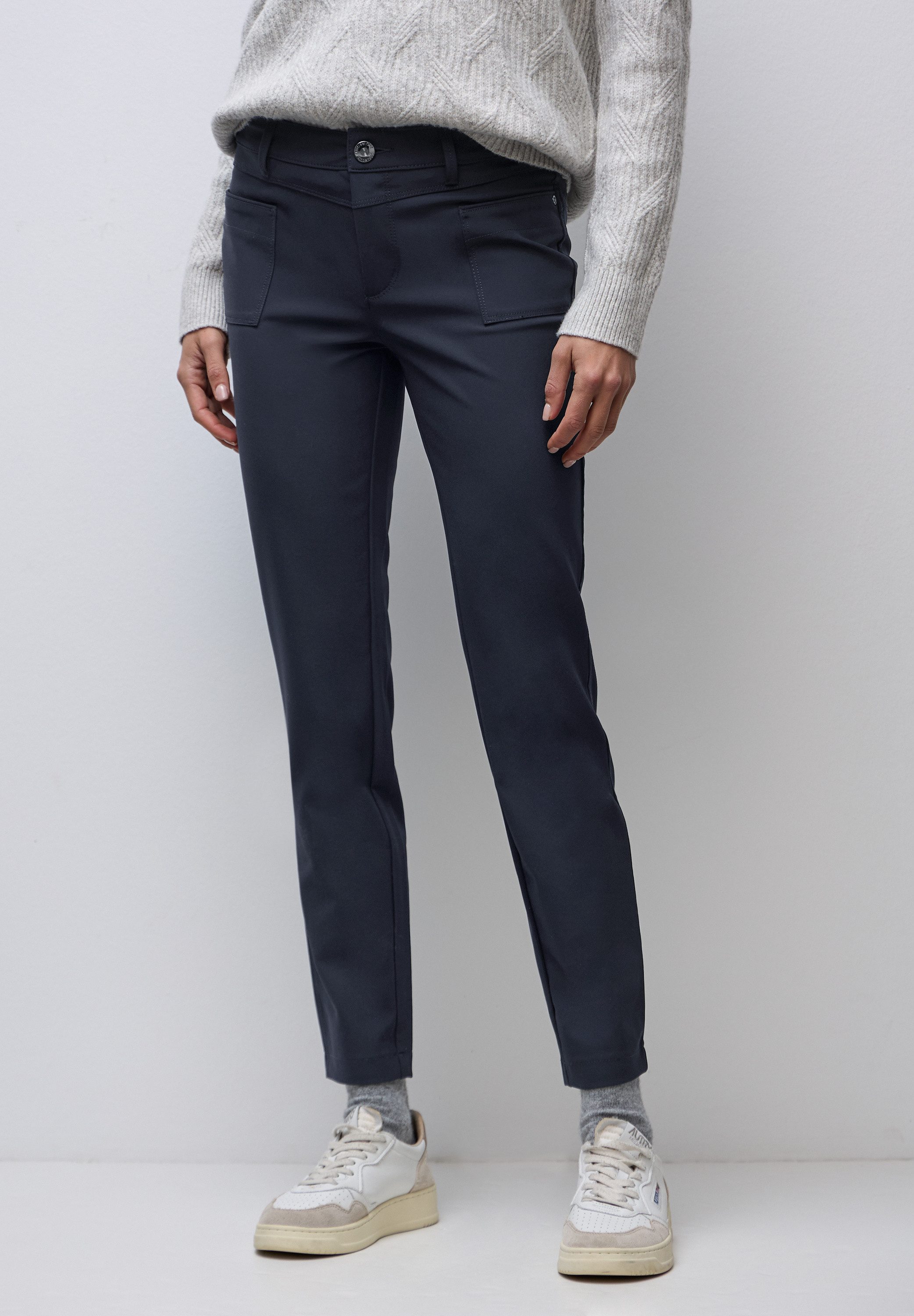 STREET ONE Stoffhose Middle Waist günstig online kaufen