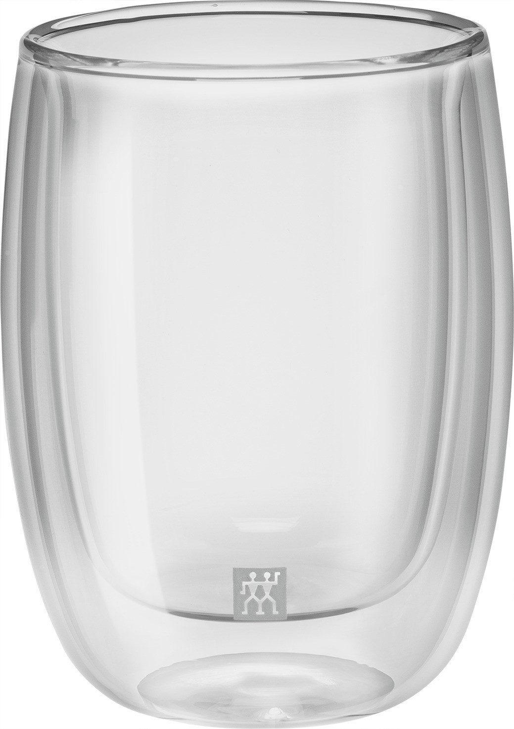 Zwilling Gläser-Set Kaffee Glas Sorrento, 2er Set, 2-tlg., Borosilikatglas, doppelwandig, Fassungsvermögen je Glas 200 ml