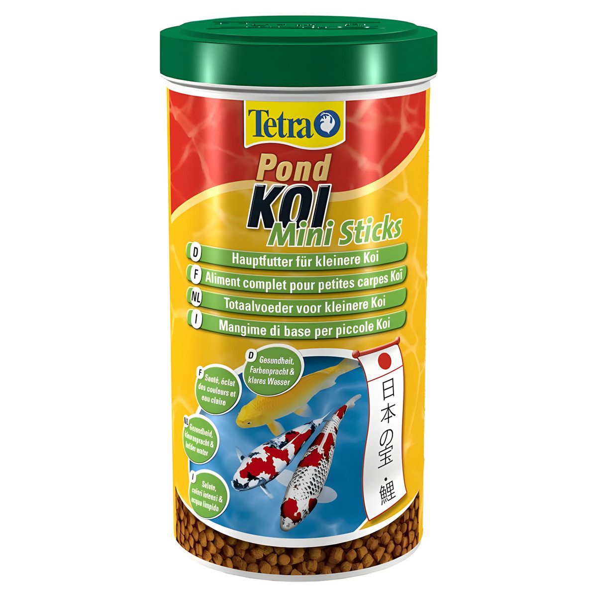 Tetra Pond Koi Sticks Mini 1 l, Trockenfutter für: Fische