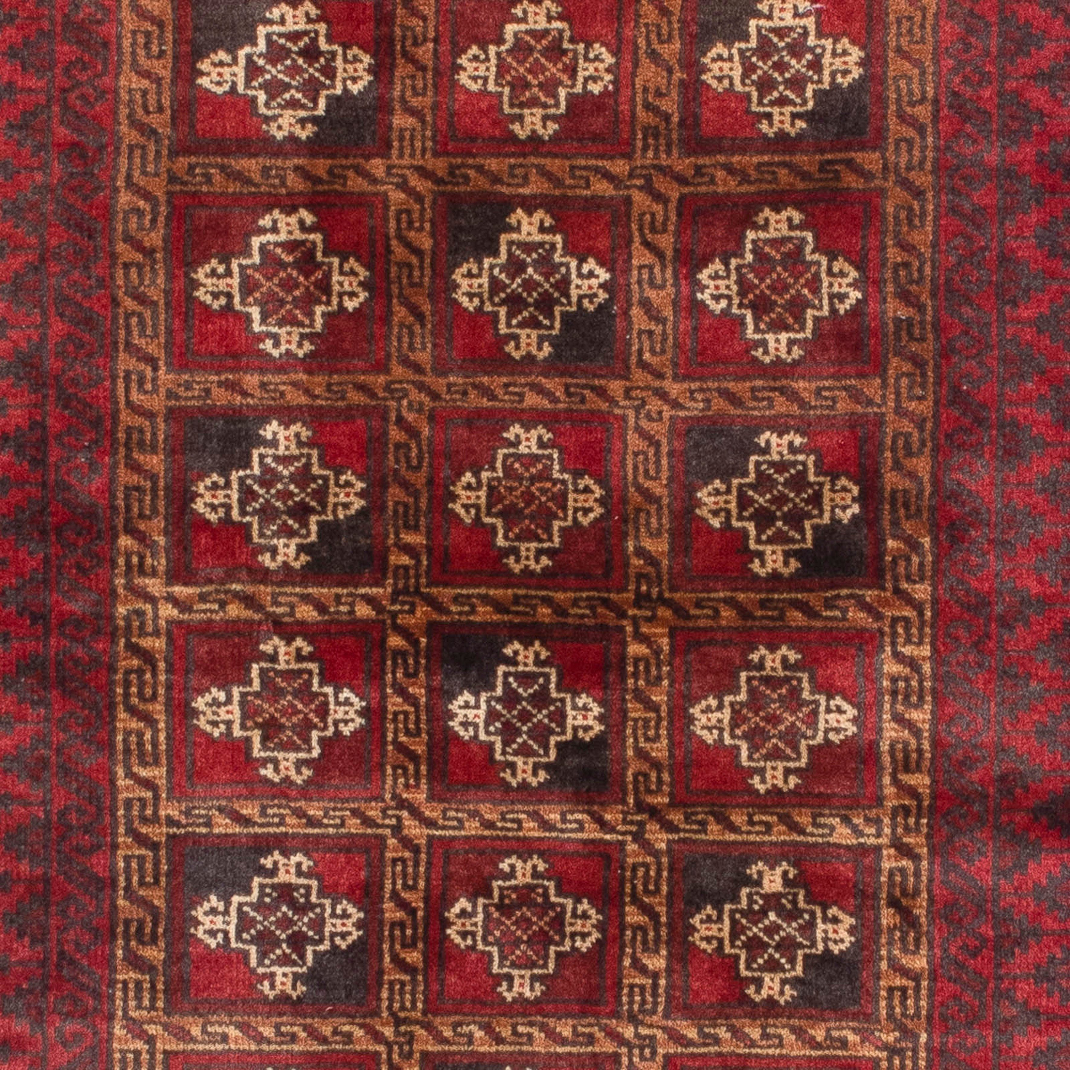 Orientteppich Belutsch - x mit 150 rechteckig, Einzelstück Handgeknüpft, 8 Zertifikat 97 mm, Wohnzimmer, cm Höhe: - dunkelrot, morgenland