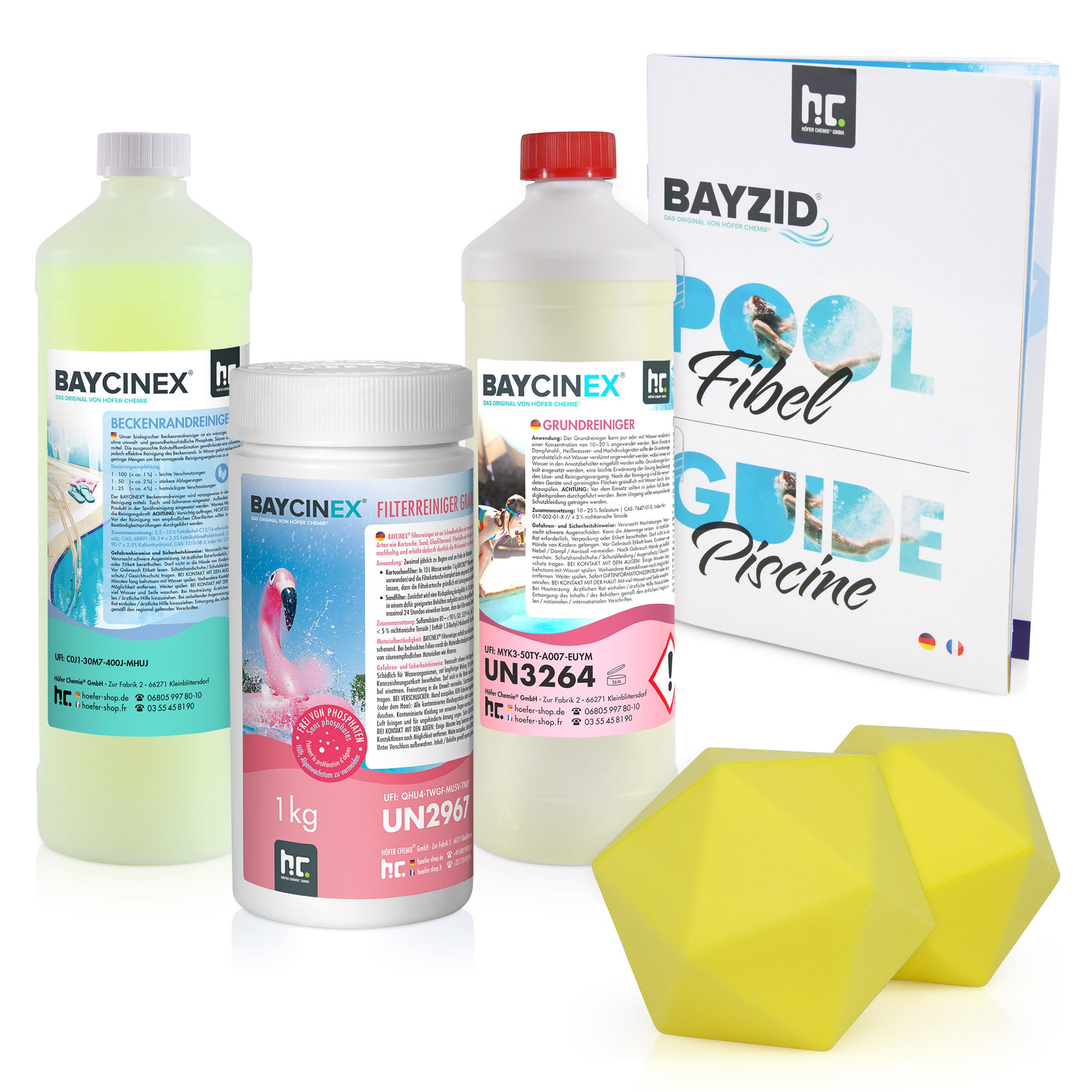 Poolpflege BAYCINEX® Poolreiniger Set