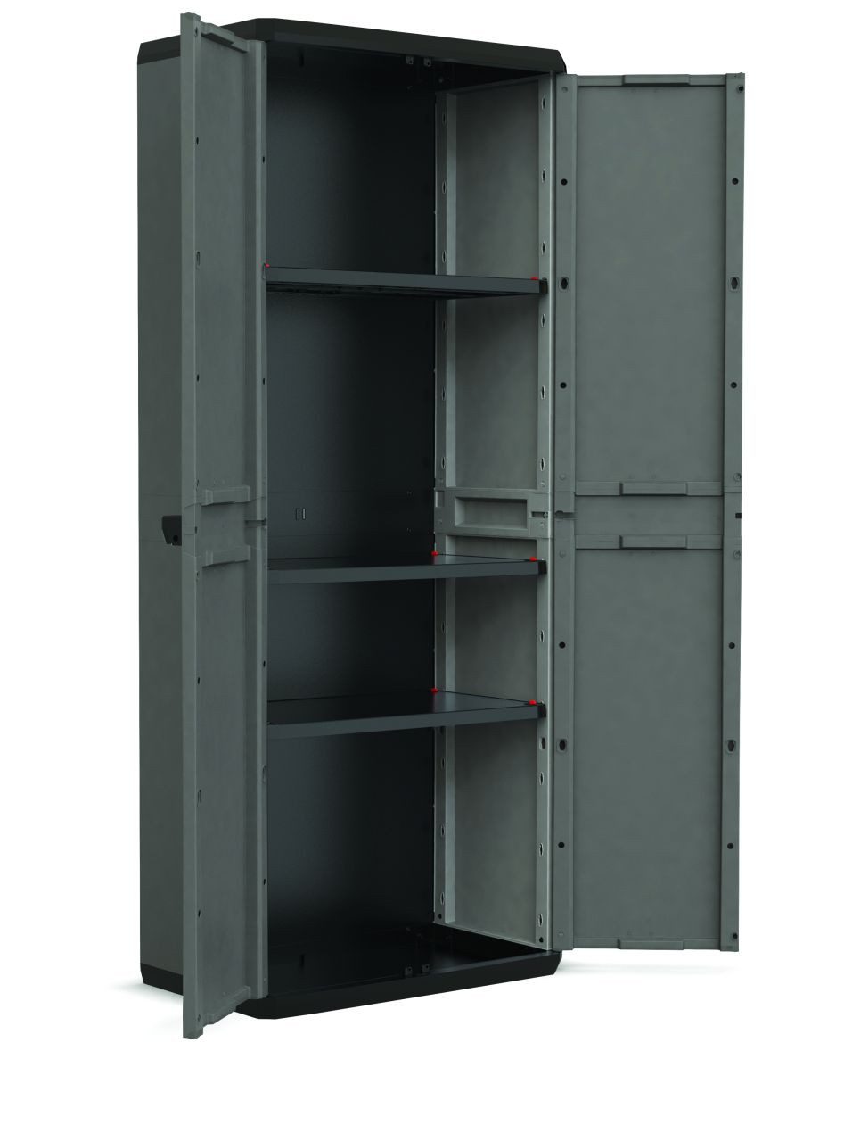 Keter Mehrzweckschrank Keter Kunststoffschrank PIU hoch 166 x 68 x 39 cm