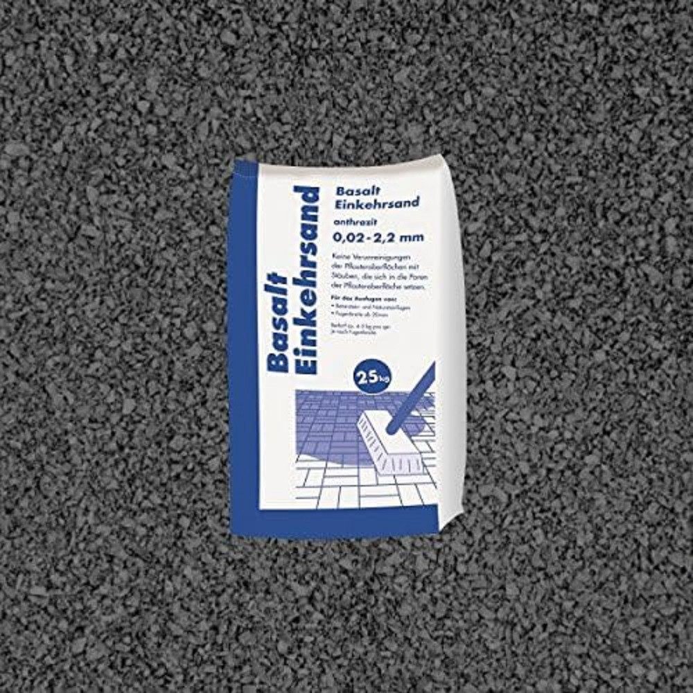 Hamann Mercatus GmbH Sand Hamann Mercatus Basalt Einkehrsand 0,02-2,2 mm anthrazit 25 kg