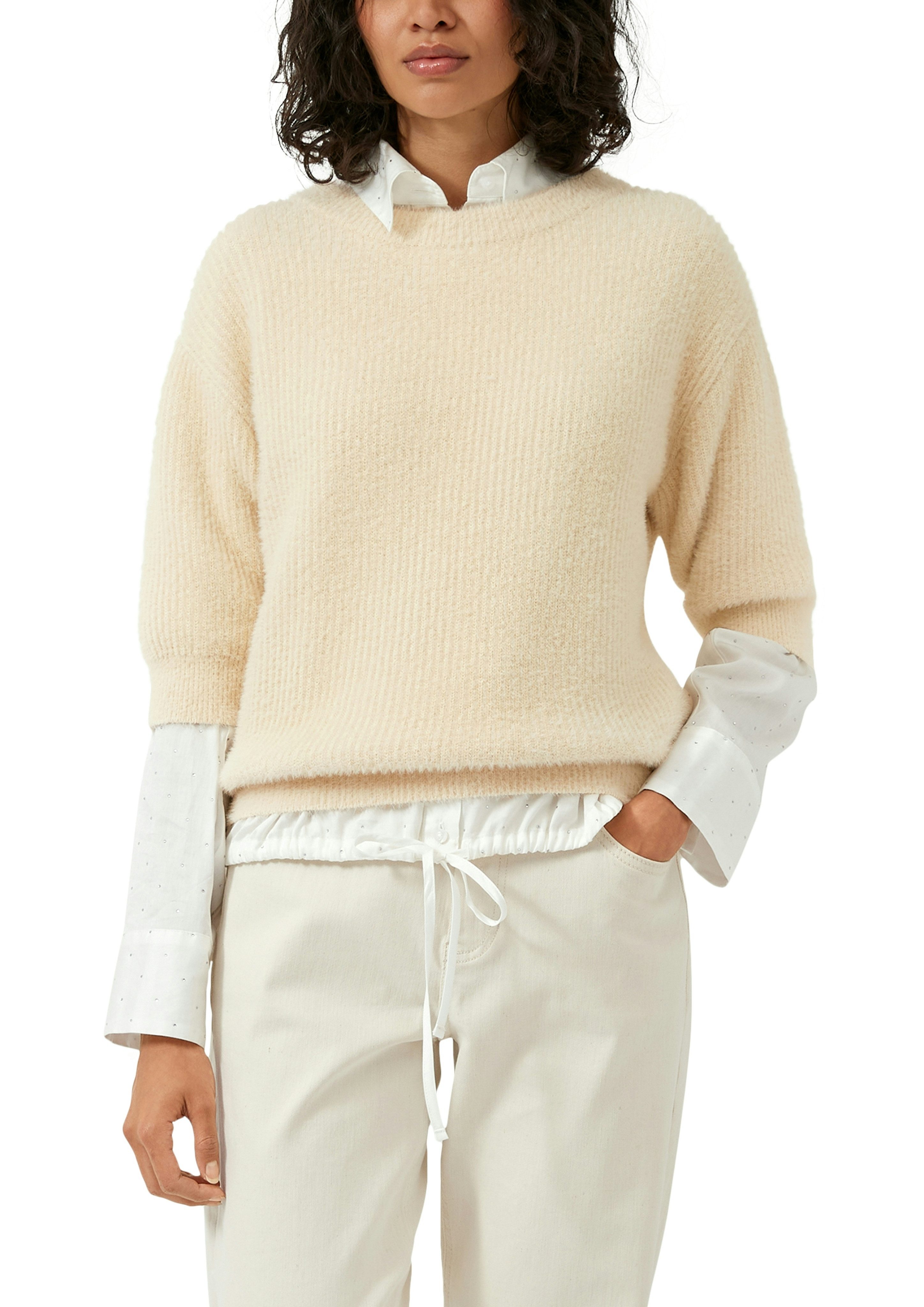 s.Oliver Strickpullover mit Struktur