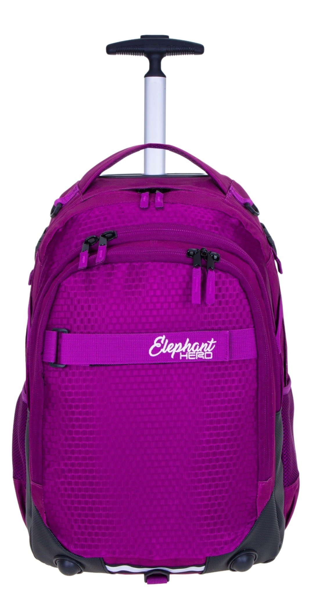 ELEPHANT Schulrucksack Trolley Hero Signature Schultrolley, Rucksacktrolley Schule Rucksack Rollen 3 Fächer Daypack Trolly