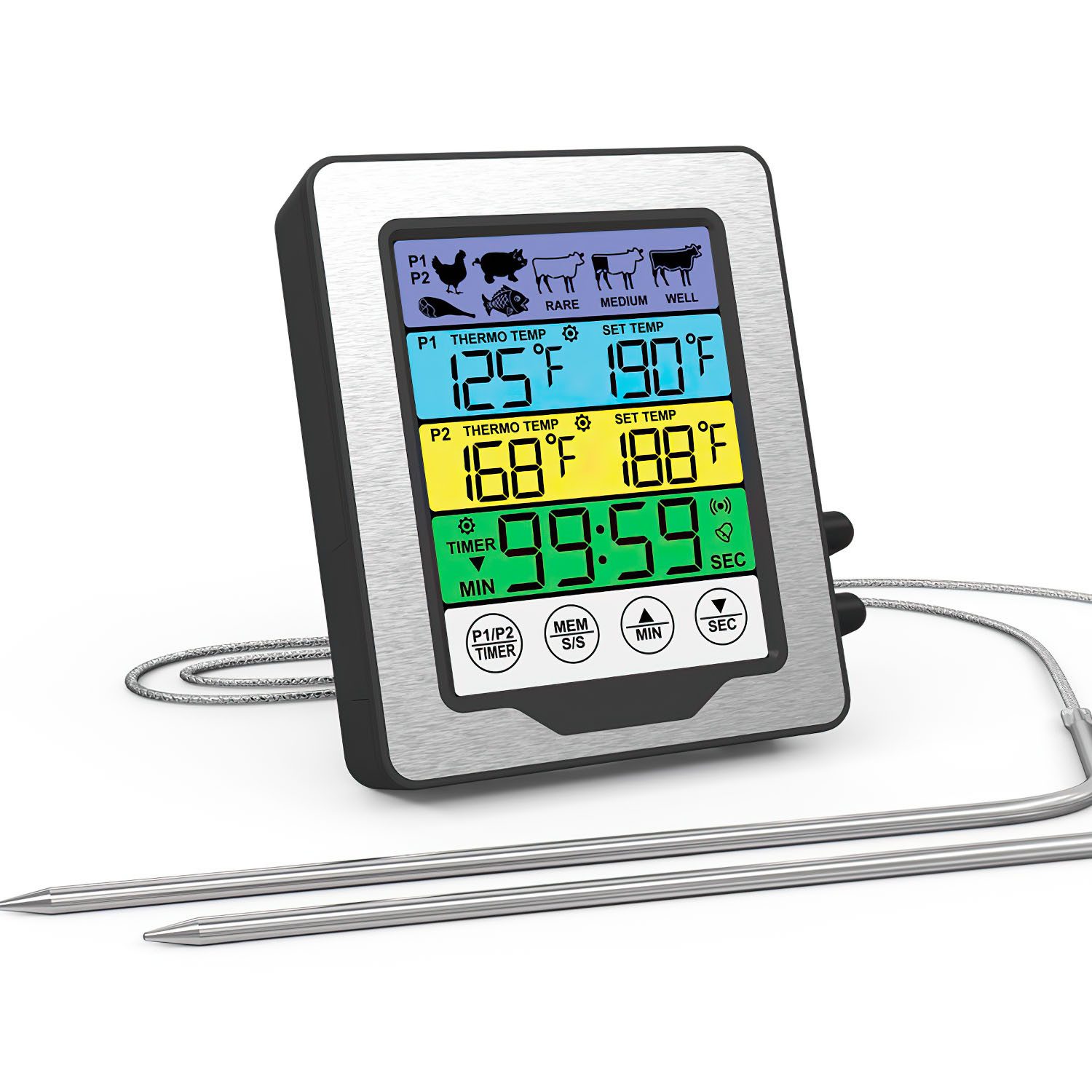Grillthermometer Grill Thermometer Digital Bbq Wireless