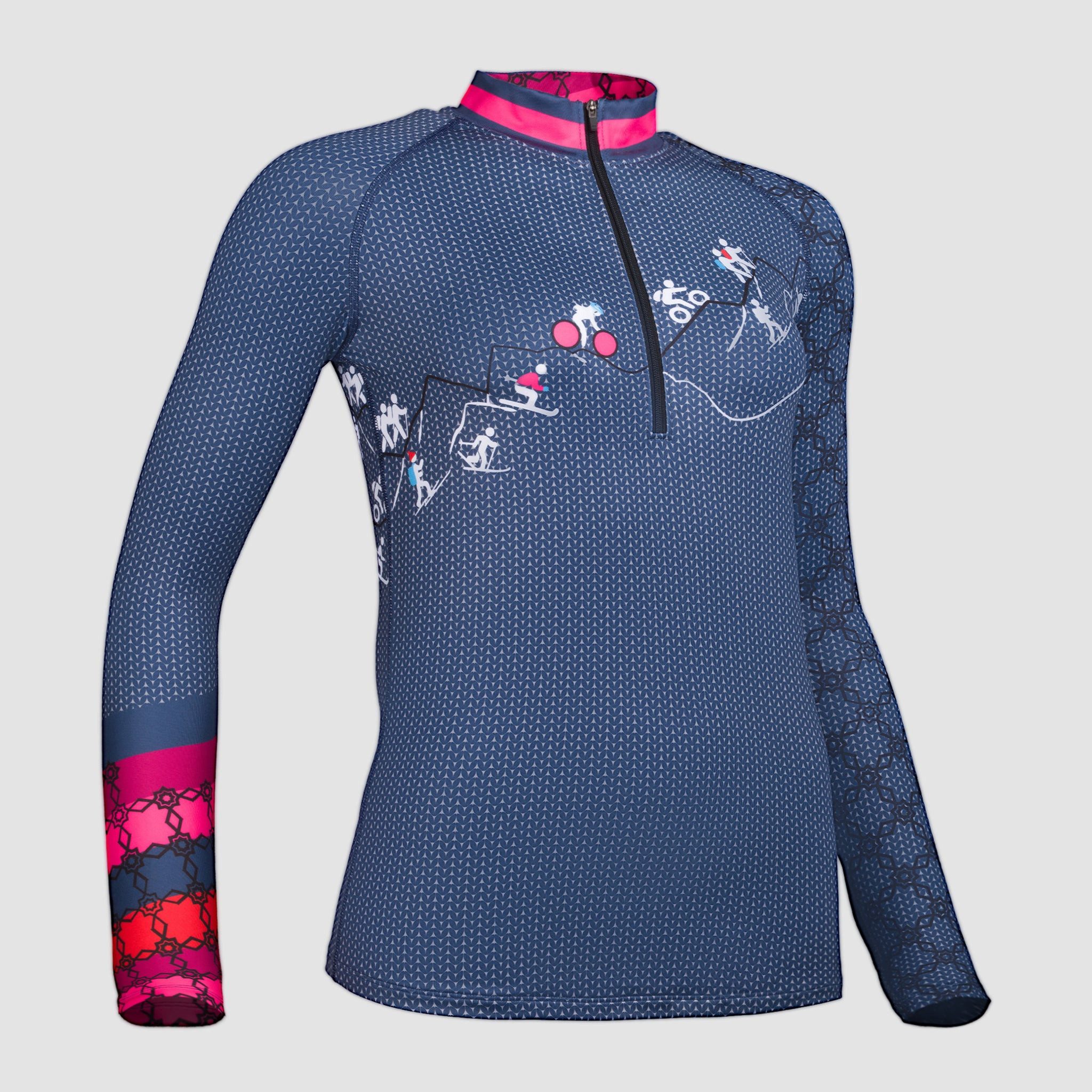 Freisein Project Funktionsshirt MountainMadl Interessante Artwork Details günstig online kaufen