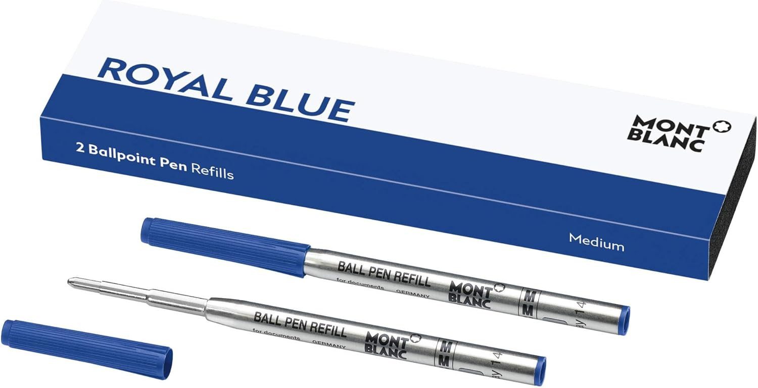 MONTBLANC Kugelschreibermine Medium, 2 x Ersatzminen – Ballpoint Pen Refill