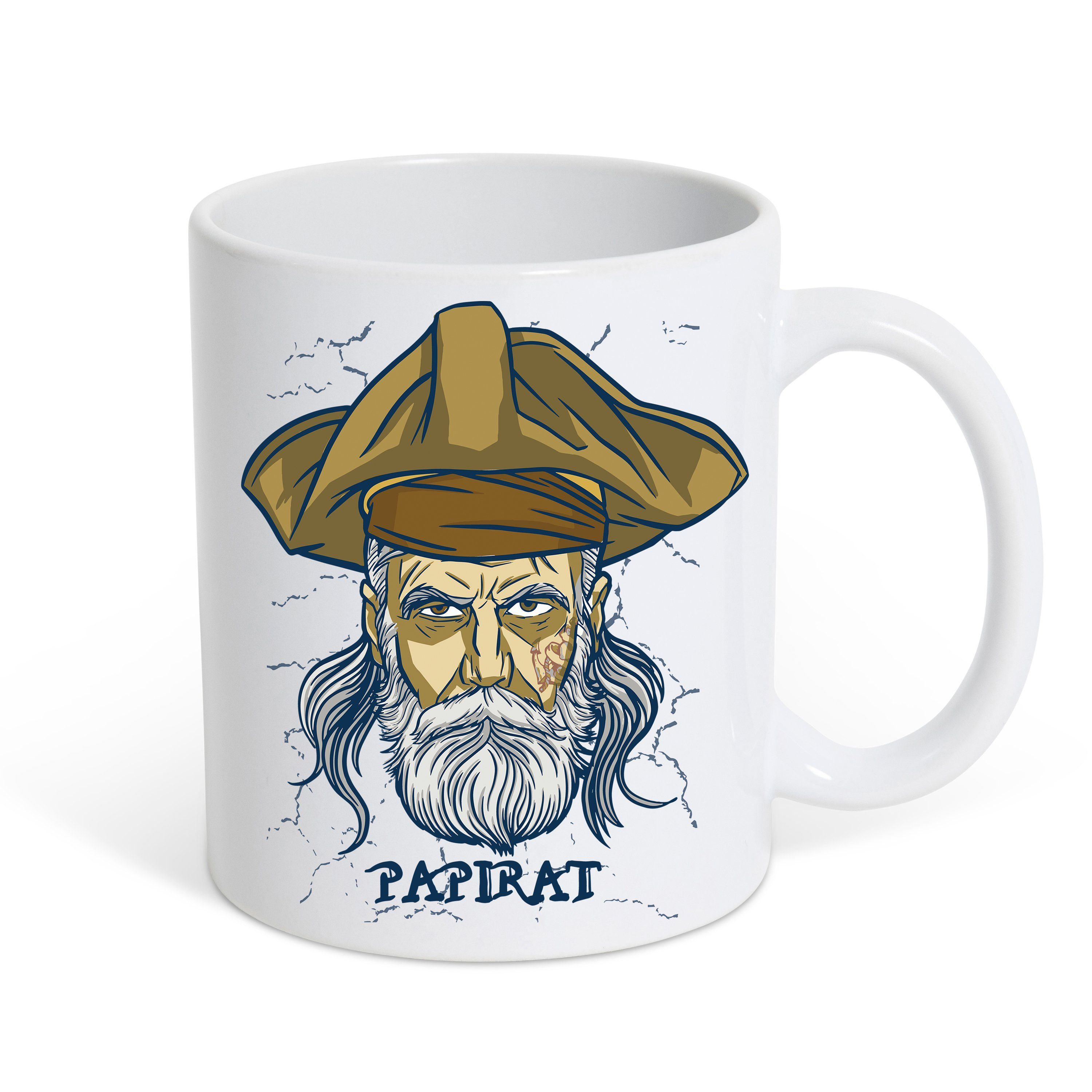 Print Keramik, Tasse mit Geschenk, Weiß Kaffeetasse Papirat lustigem Designz Youth